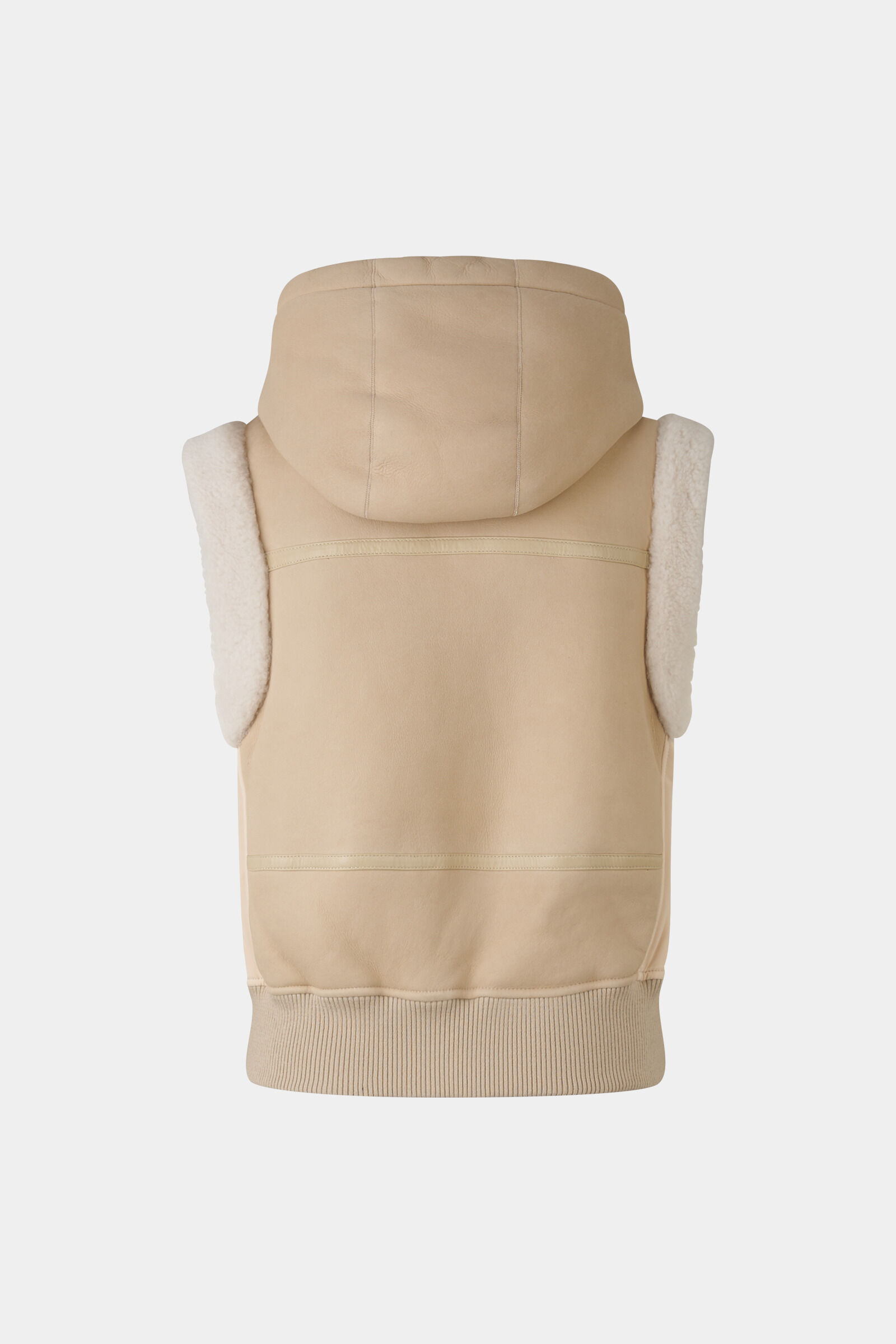 Fine lambskin waistcoat Sand