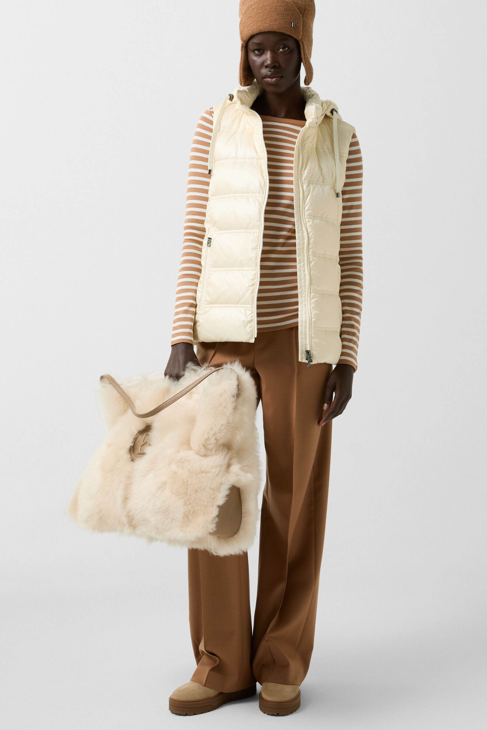 Gilet en duvet Liddy Cr&egrave;me