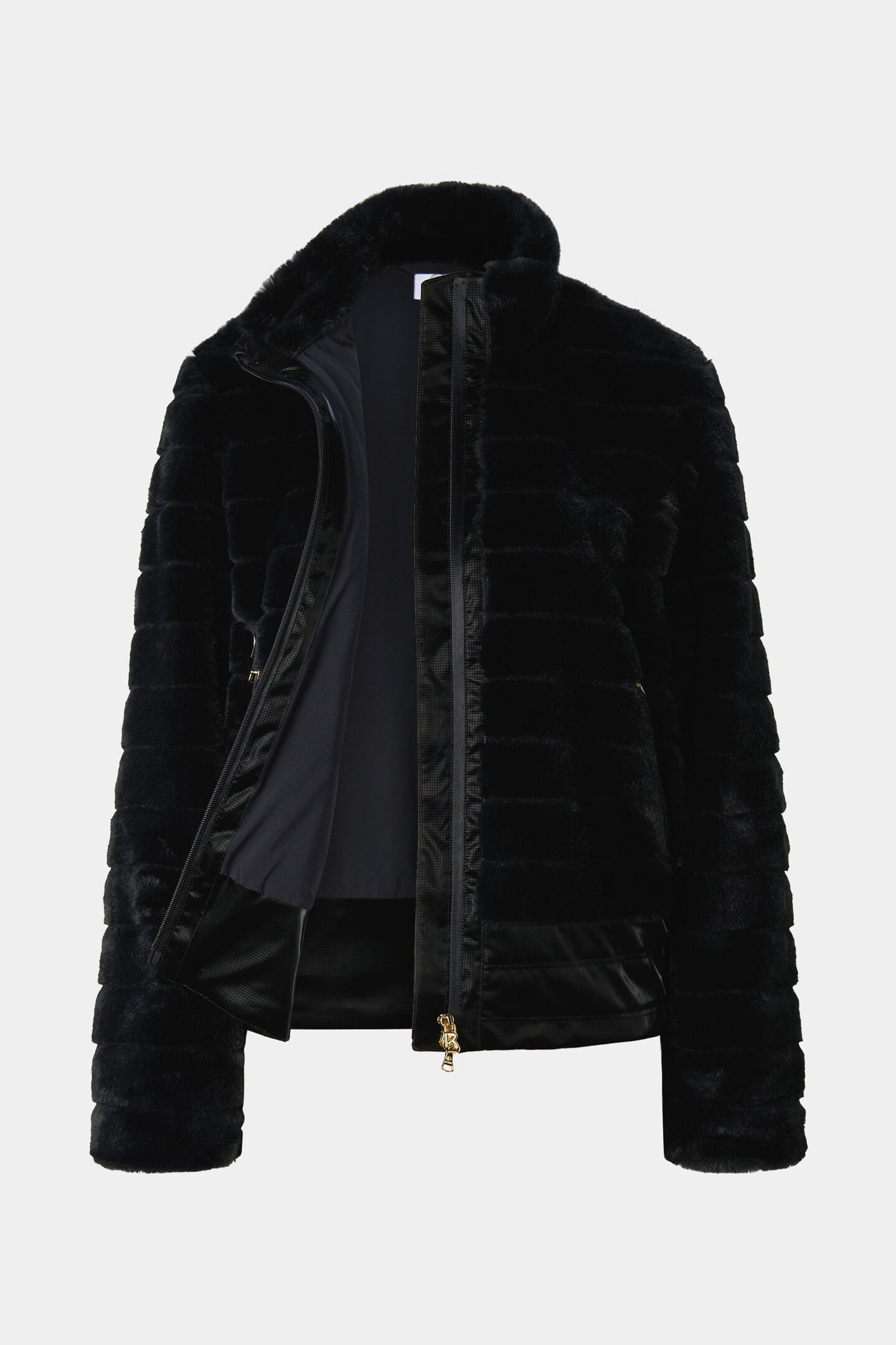 Valesca faux fur jacket Black