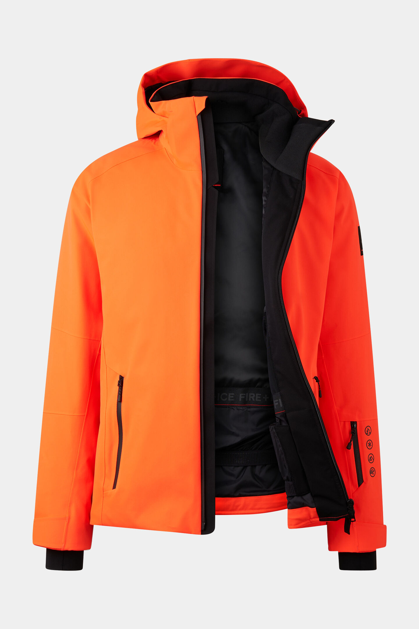 Eason ski-jas Neon oranje