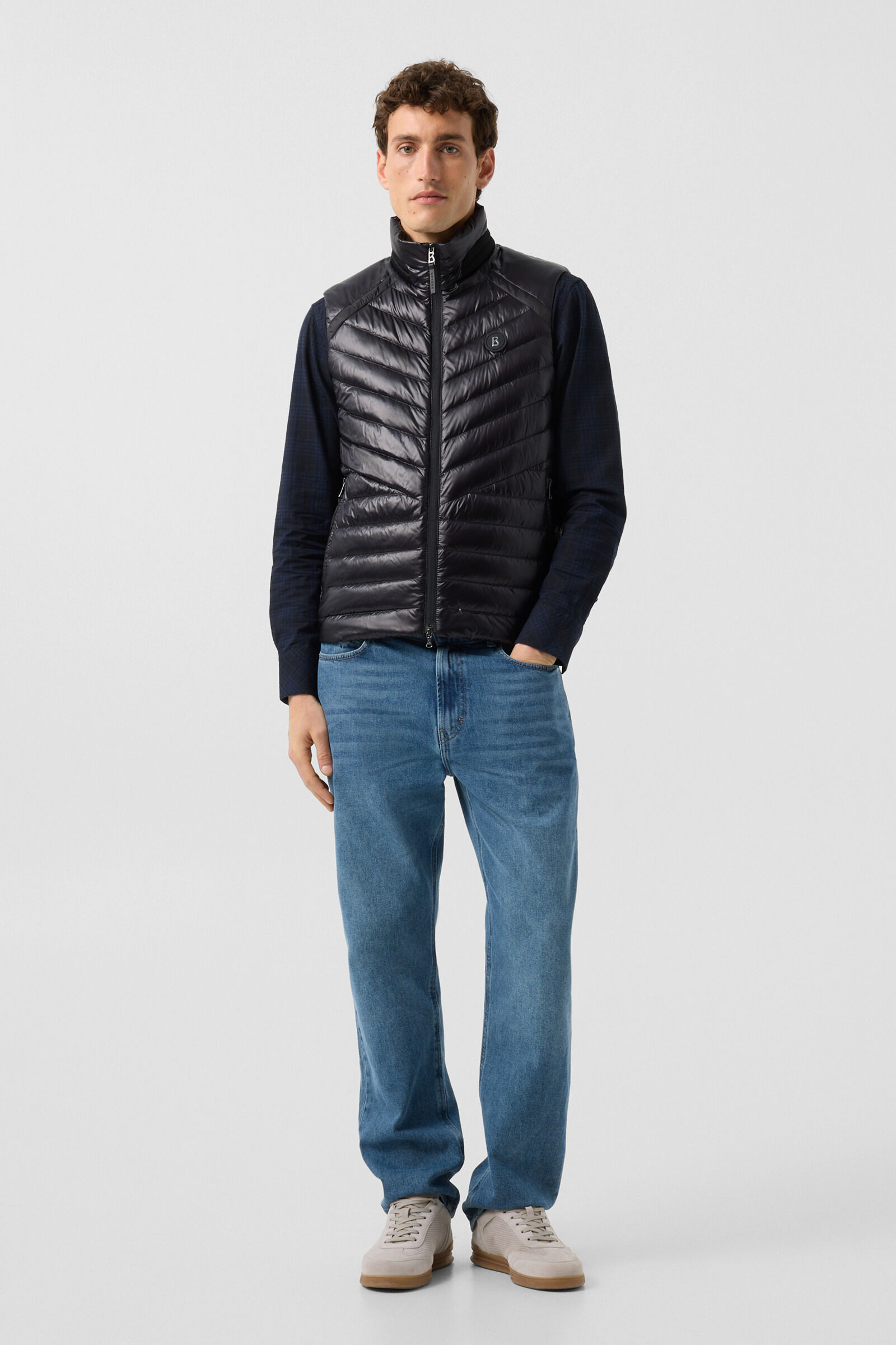 Lasse lightweight down waistcoat Black