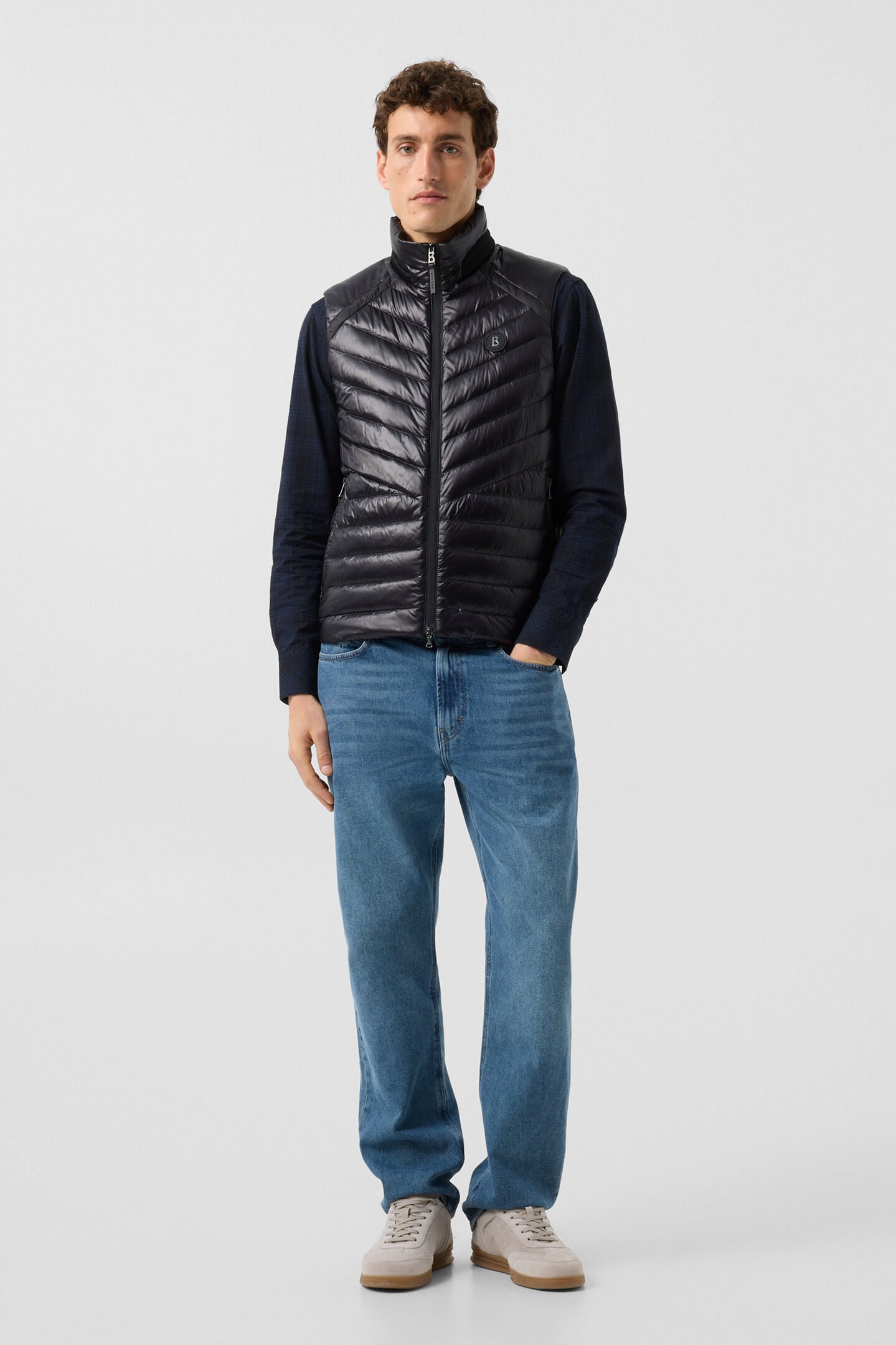 Lasse lightweight down waistcoat Black