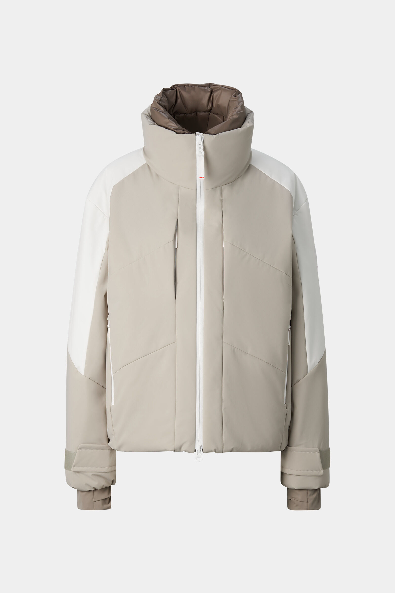 Skijacke Sasha Beige/Off-White