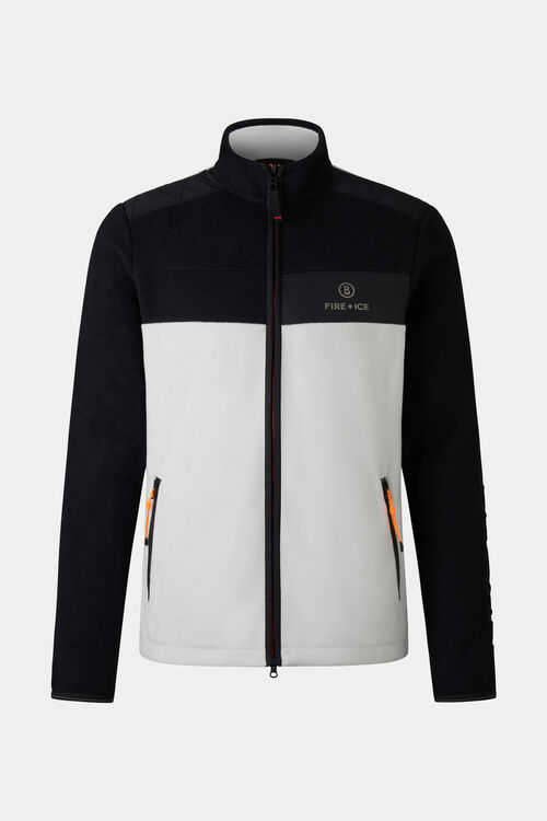 Fleece-Mid Layer Josh Schwarz/Hellgrau