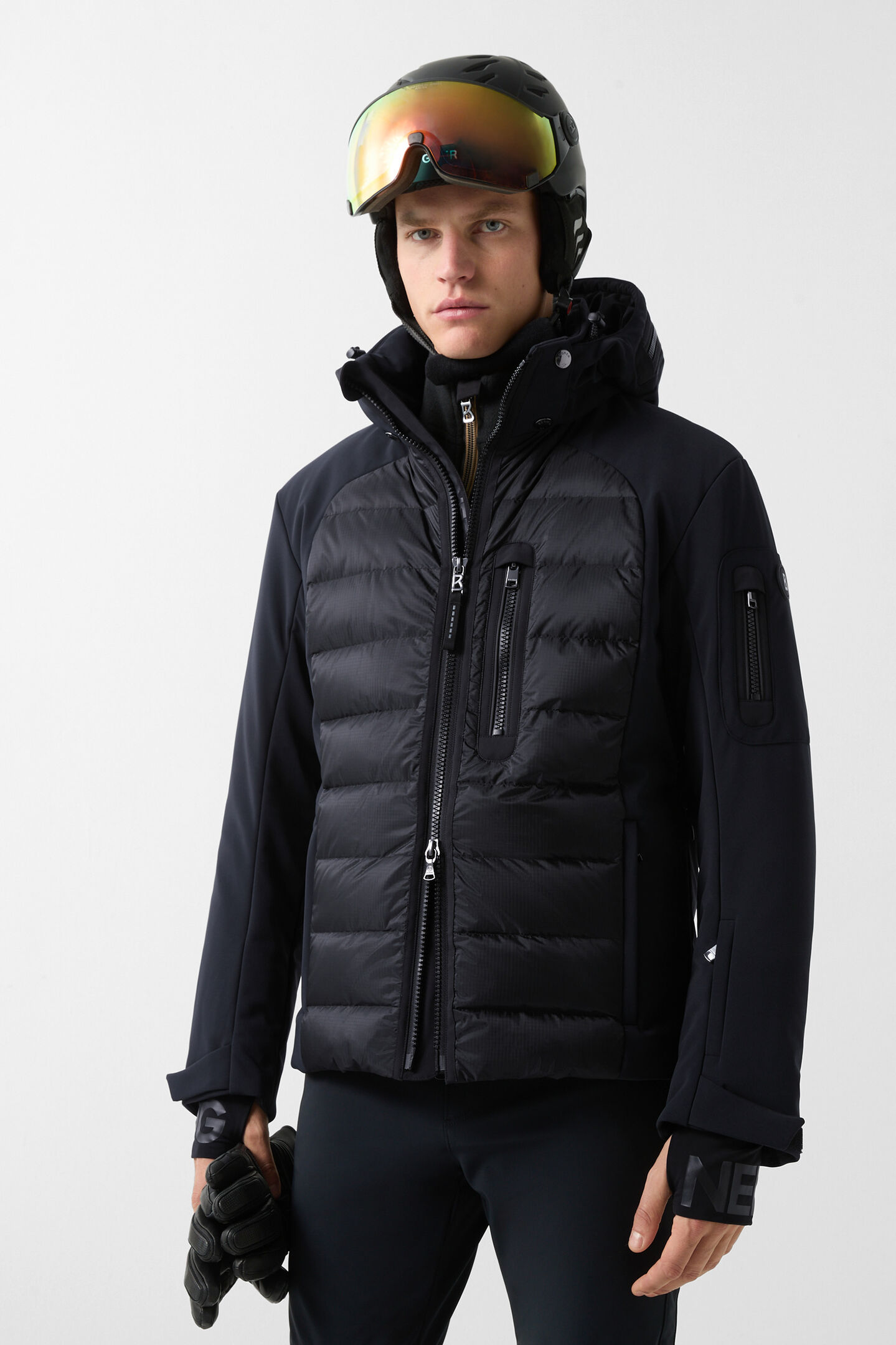 Zoran softshell ski jacket Black