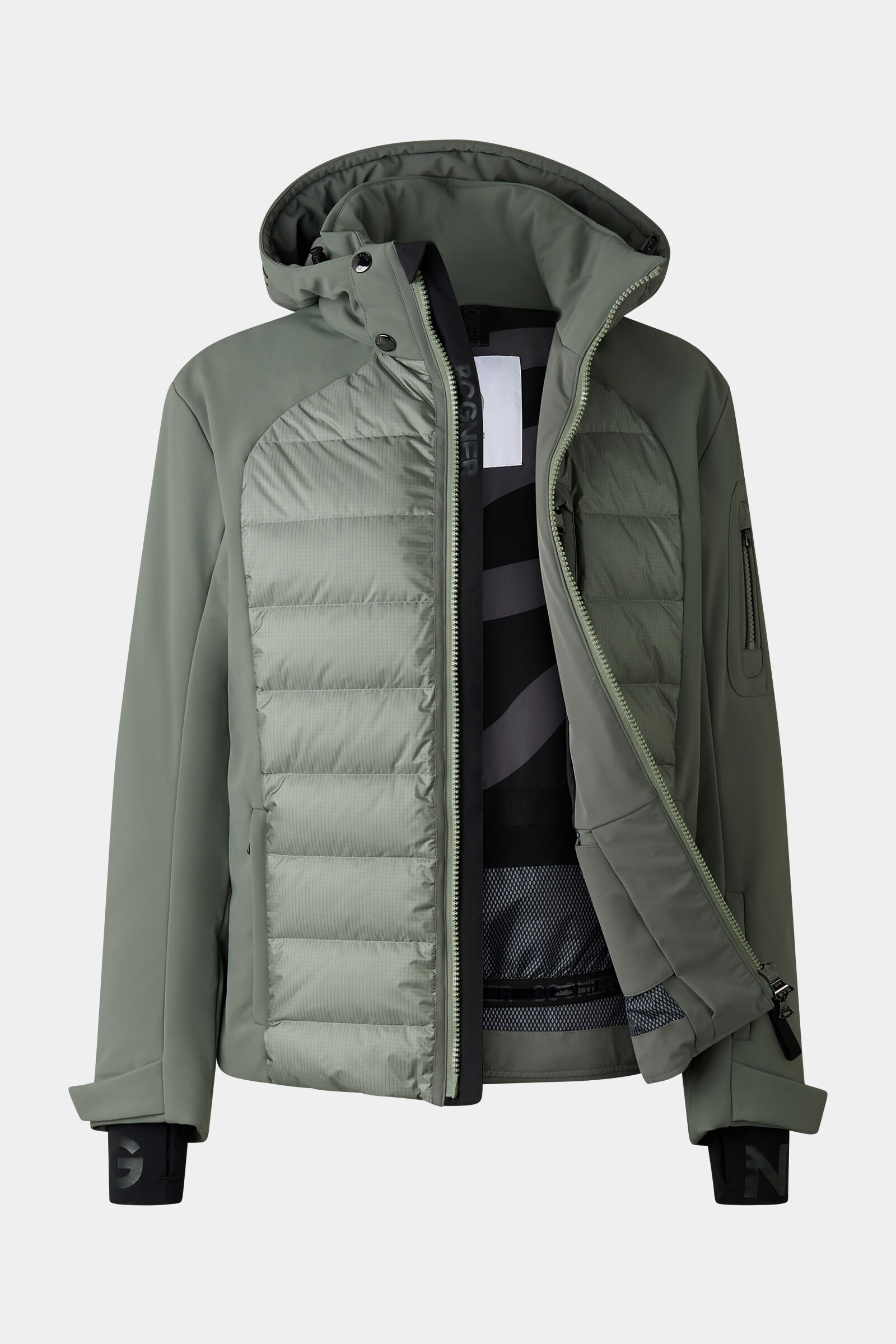 Zoran softshell ski jacket Olive green