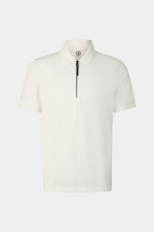Piqu&eacute;-Polo-Shirt Timo Off-White