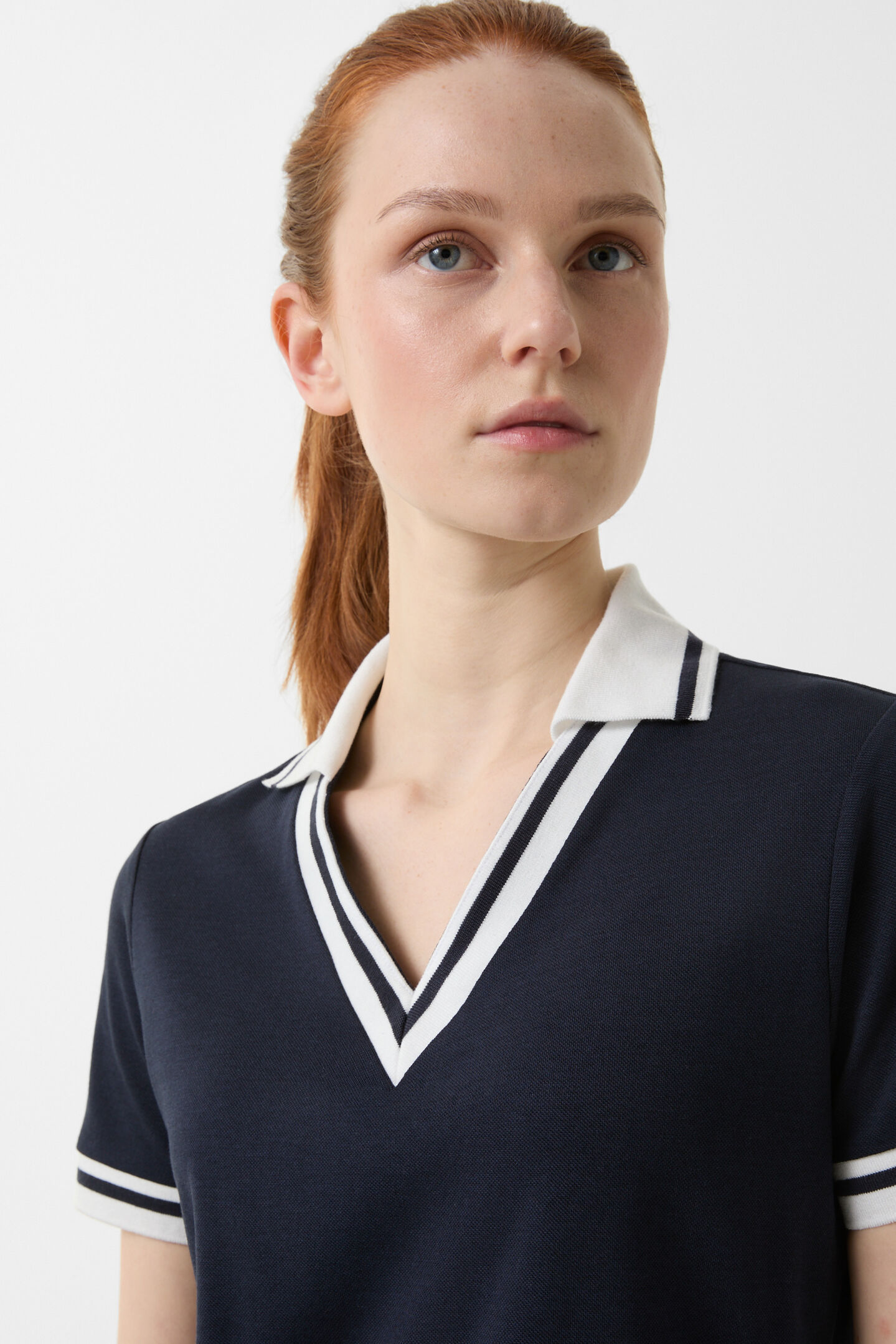 Lydia functional short-sleeved top Navy blue