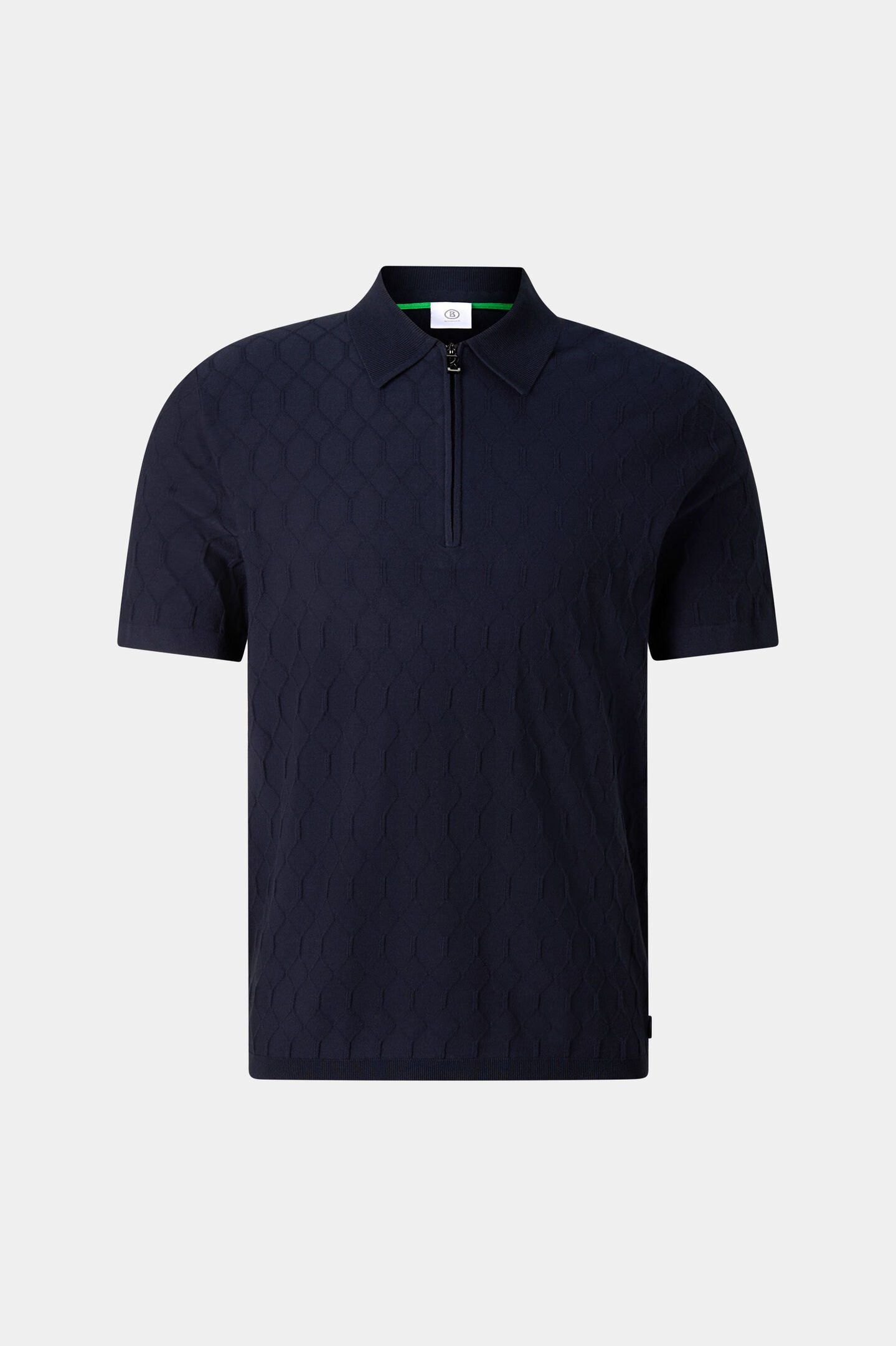 Maxim knitted polo shirt Navy blue