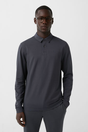 Polo-Longsleeve Timon Anthrazit Polo-Longsleeve Timon Anthrazit
