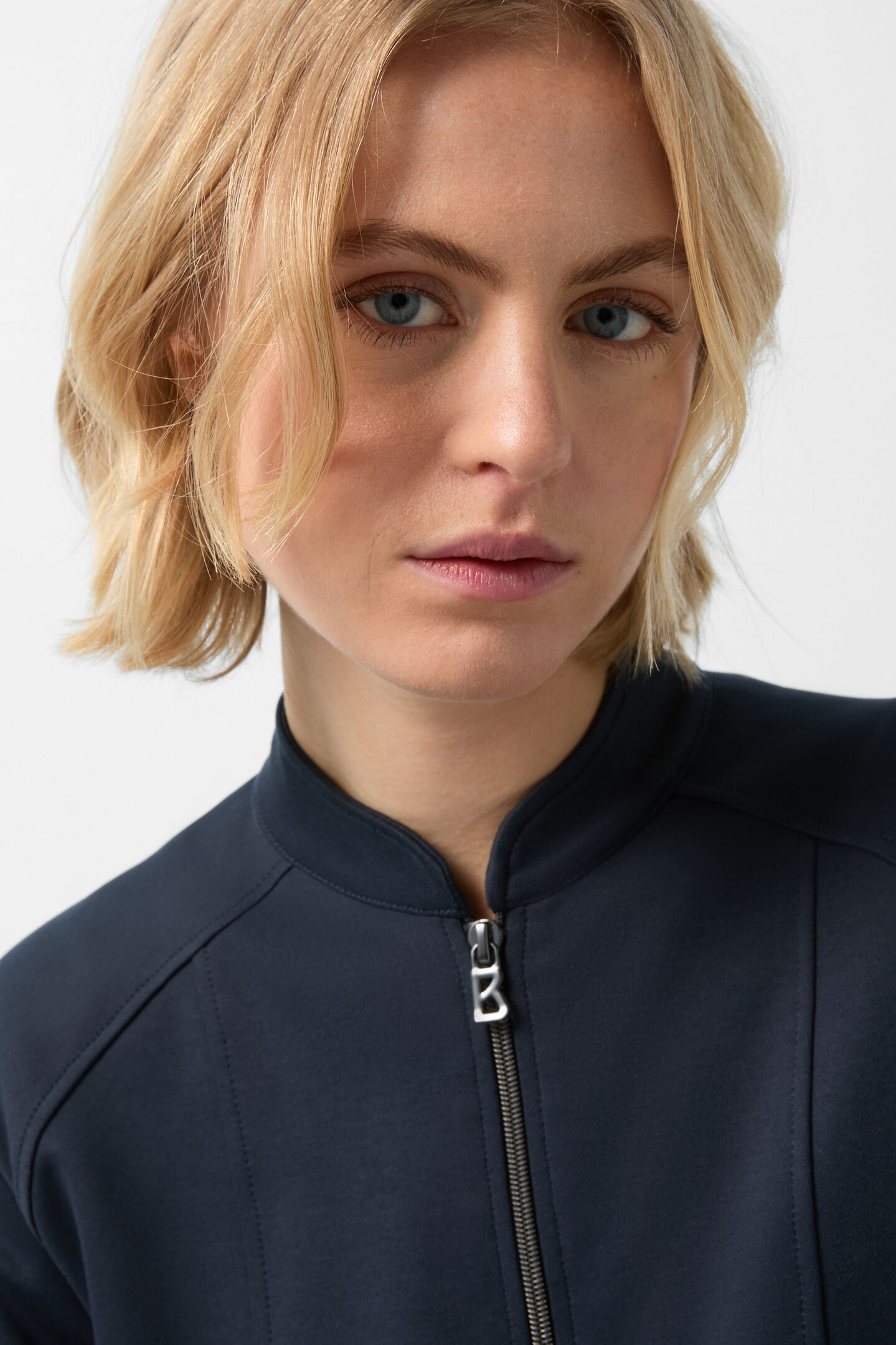 Galina sweat jacket Navy blue