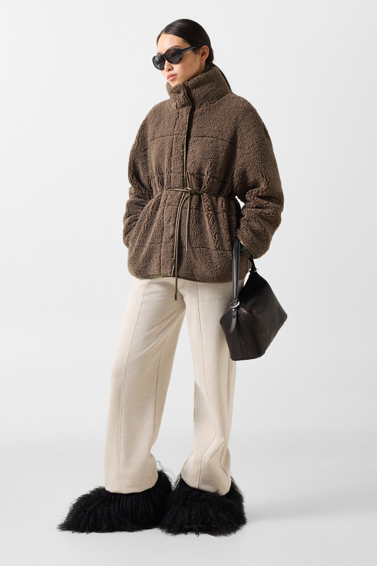 Kimberly teddy jacket Khaki