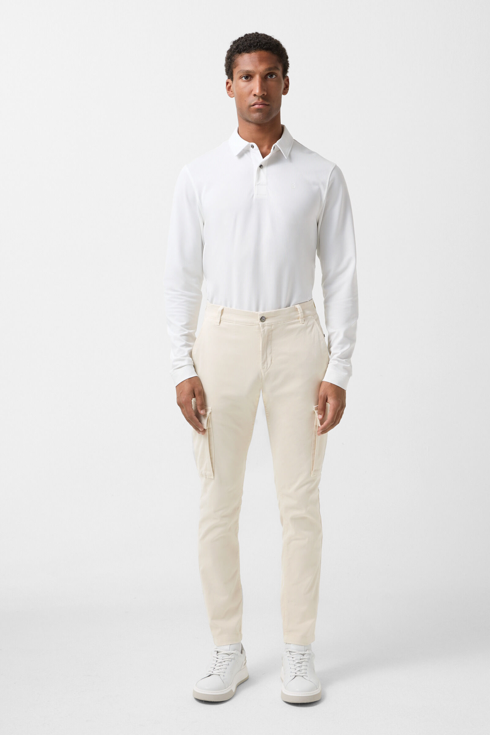 Pantalon cargo Bruno Cr&egrave;me