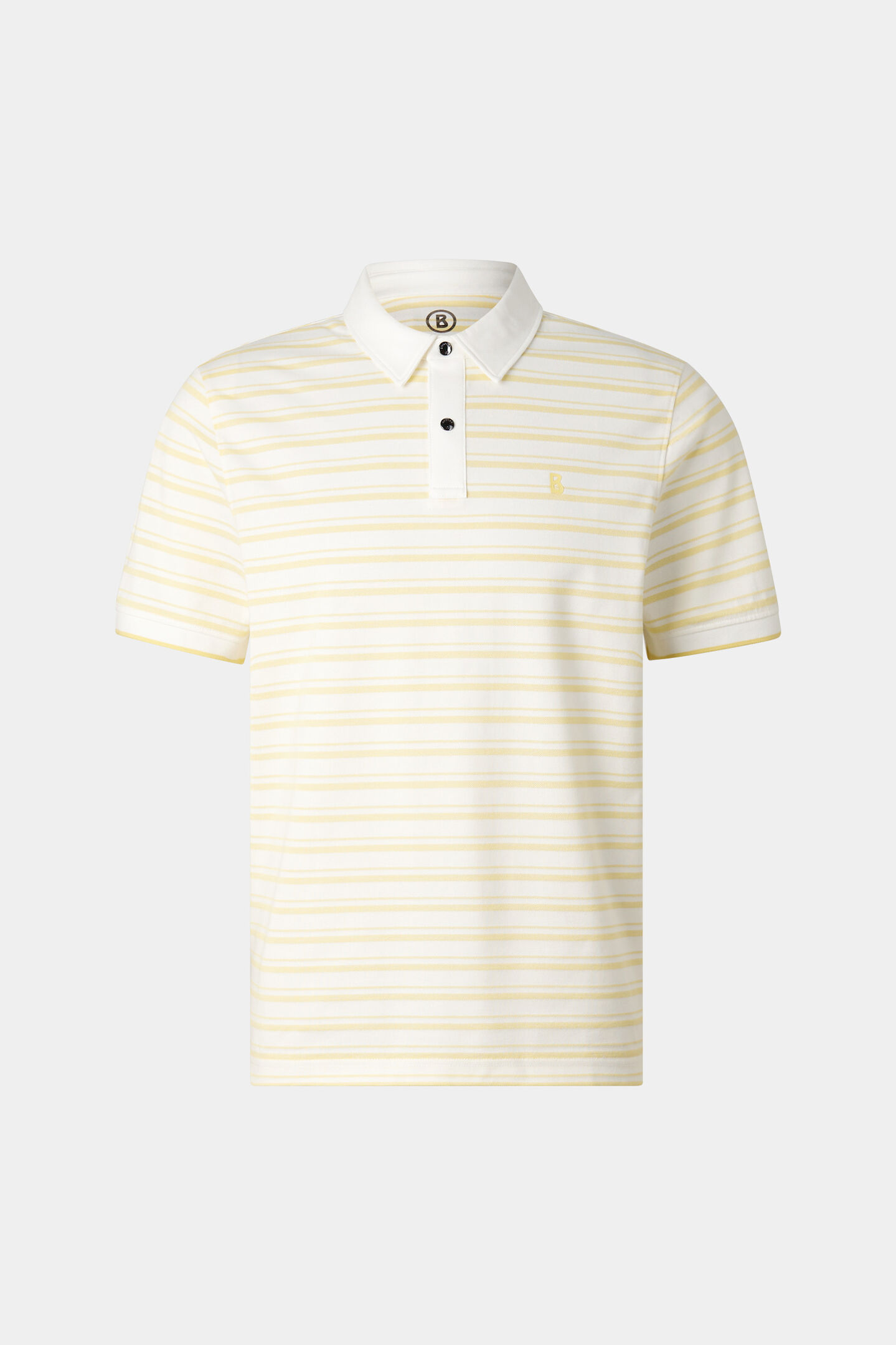 Timo polo shirt Yellow/Off-White