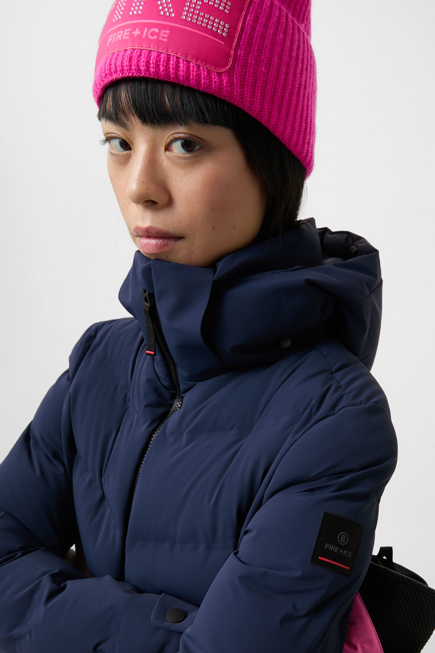 Tech-Sael quilted jacket Dark blue