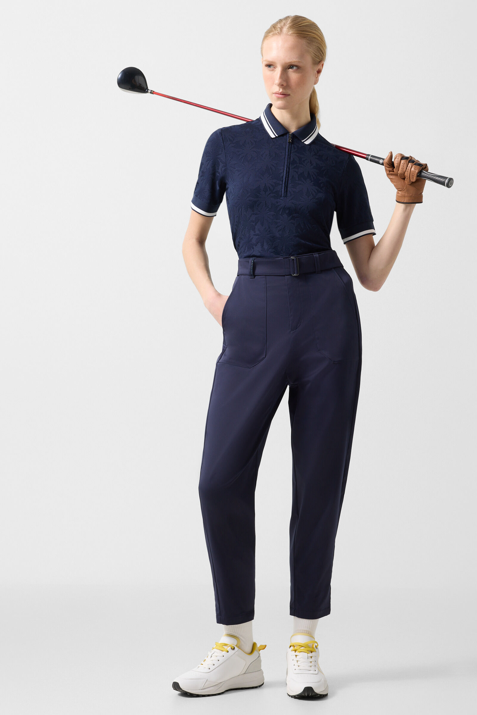 Konny functional short-sleeved top Navy blue