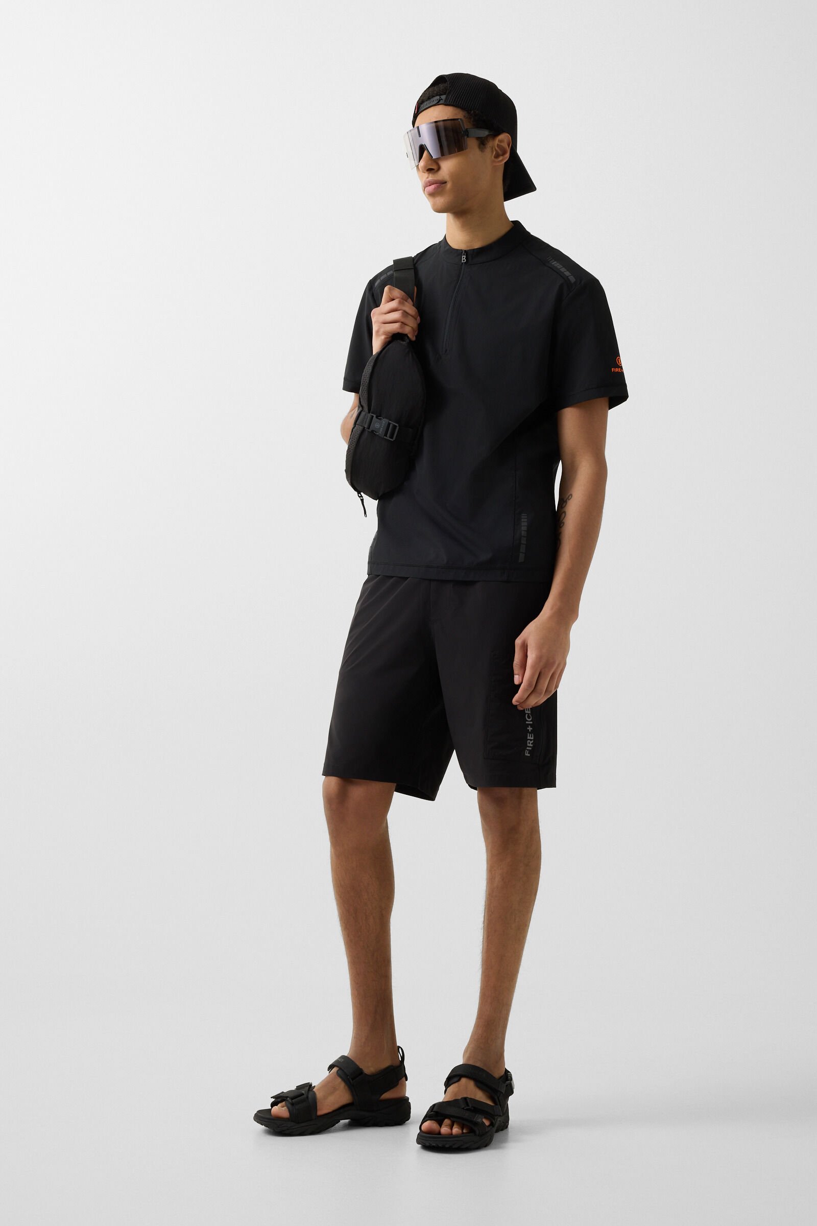 Aouli functional shirt Black