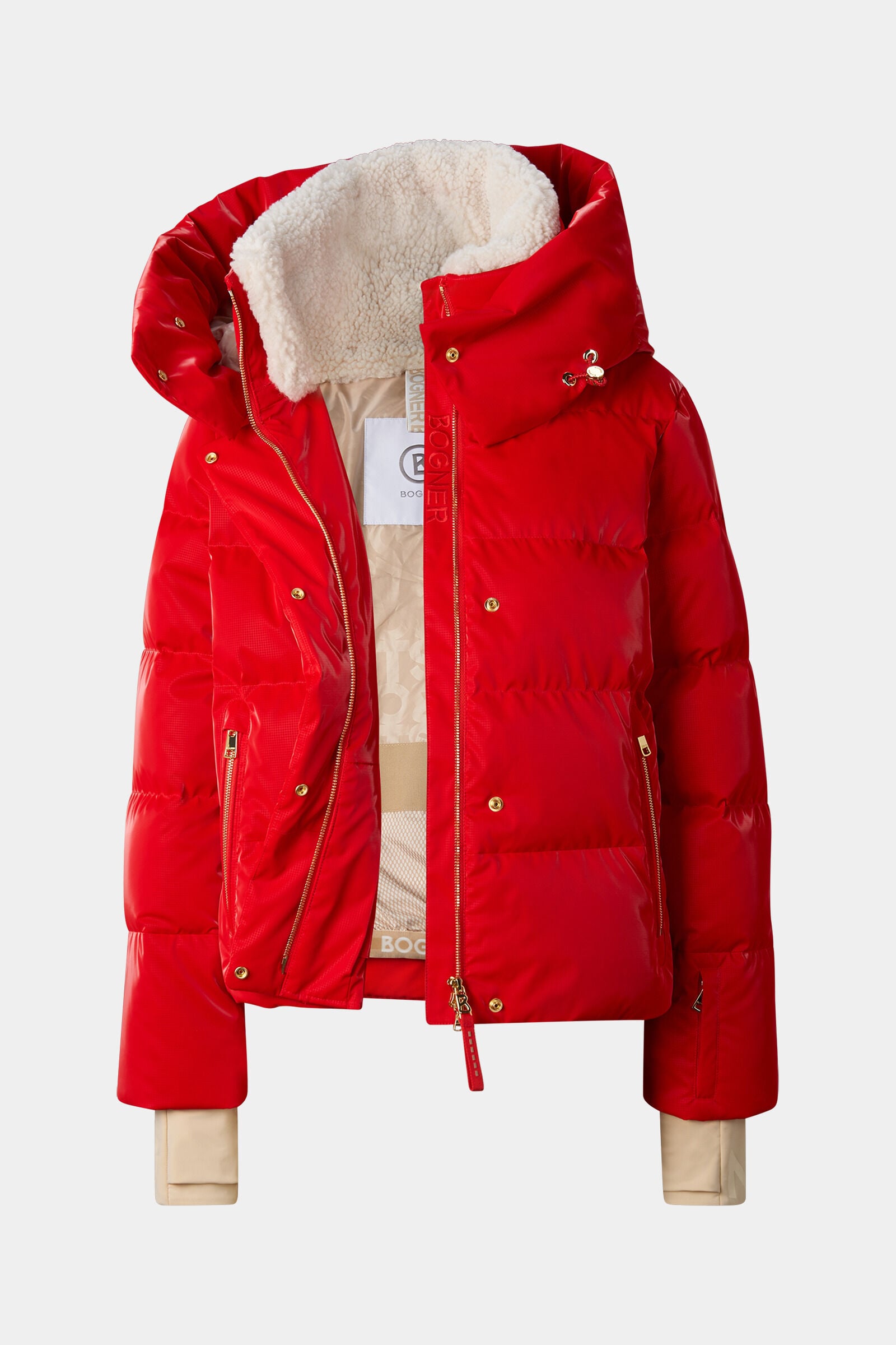Naia Down Ski Jacket Red