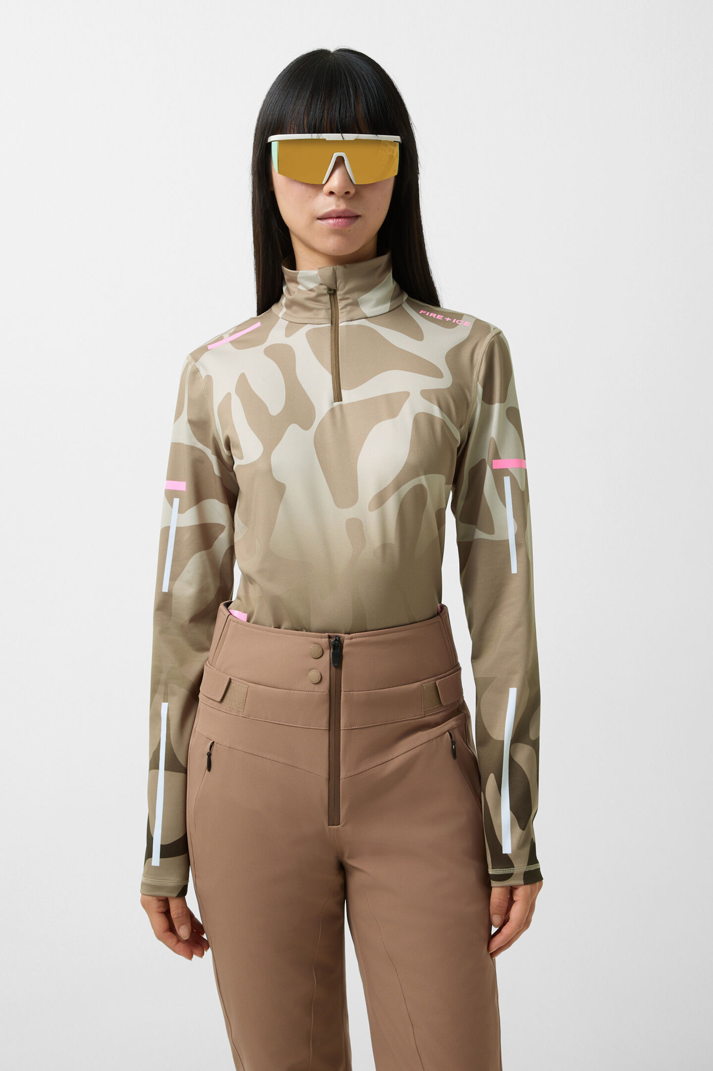 Eerste laag Ilvy Khaki/bruin
