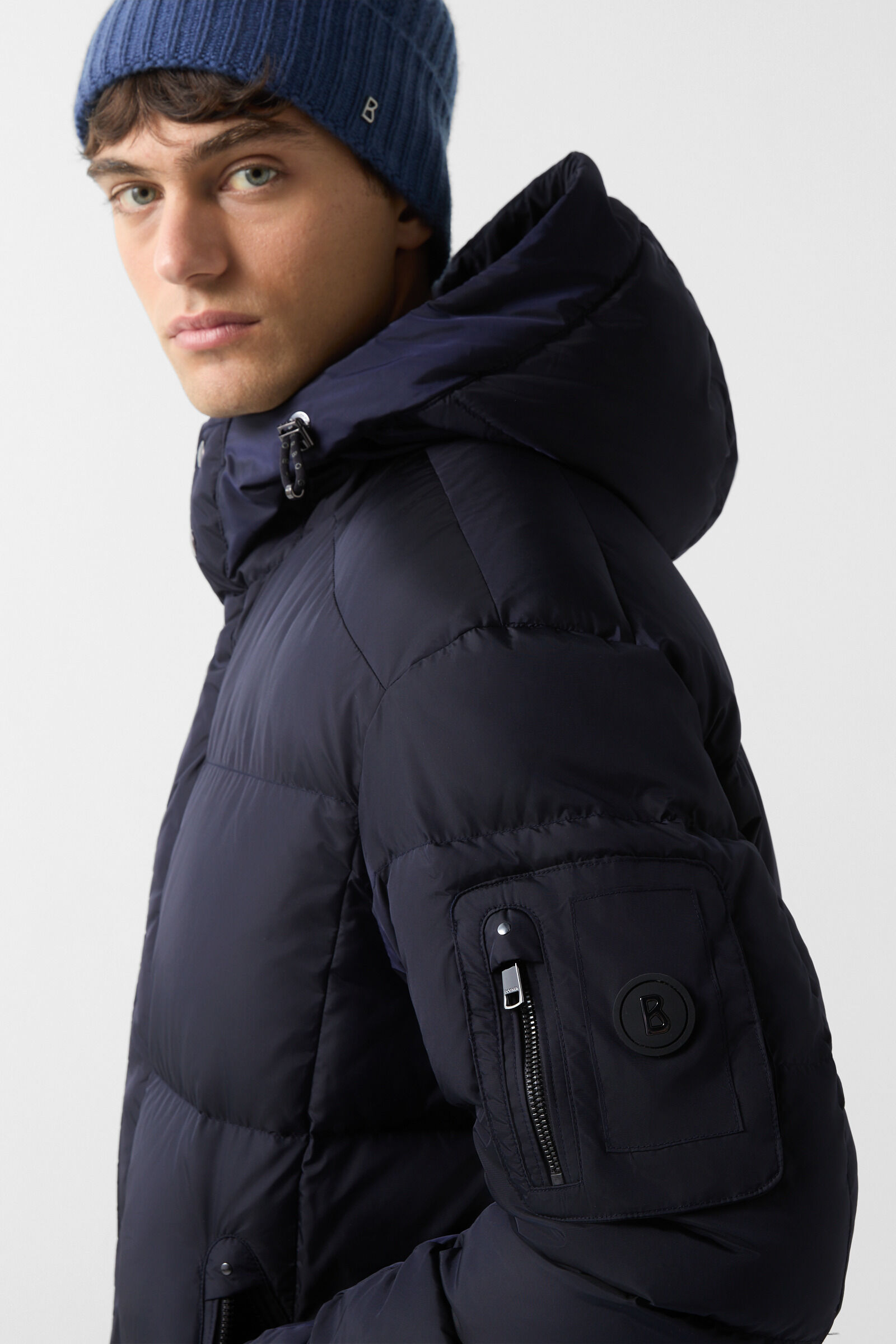 Daunenmantel Erico Navy-Blau