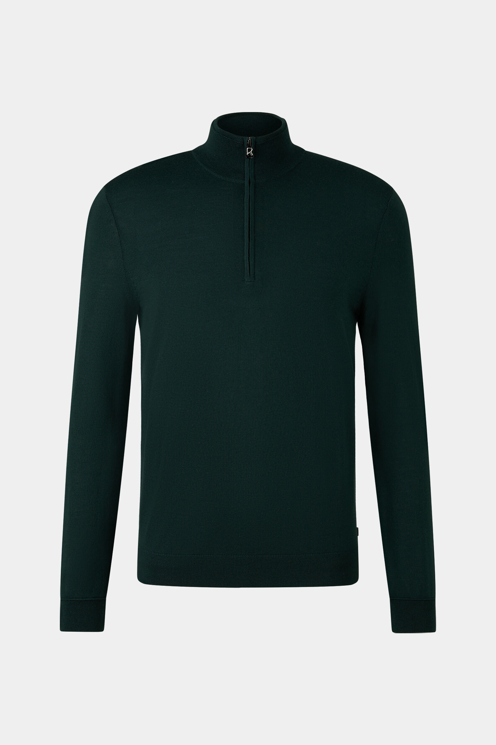 Ouri fijn gebreide troyer Donkergroen