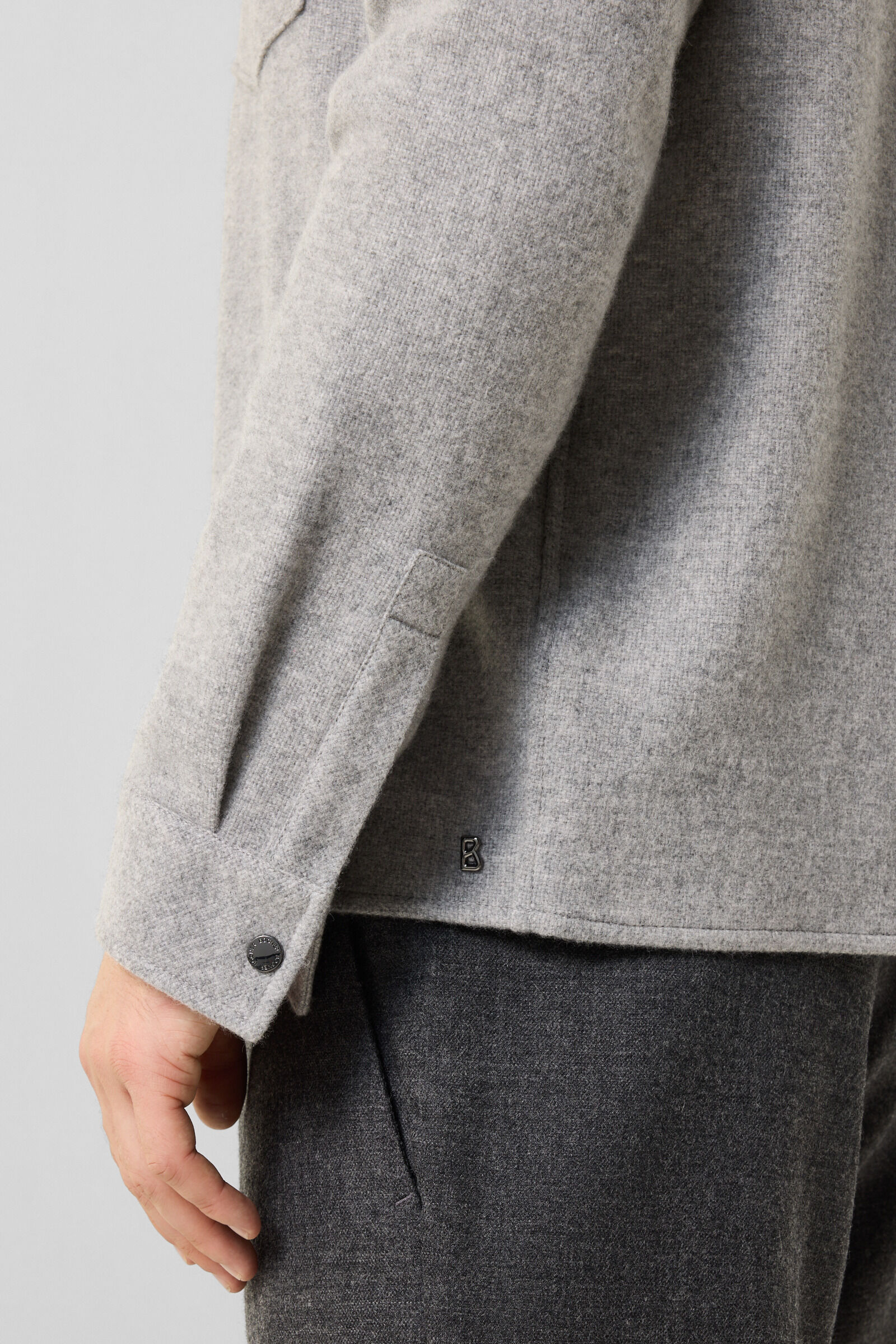 Benji Cashmere Shirt Gray