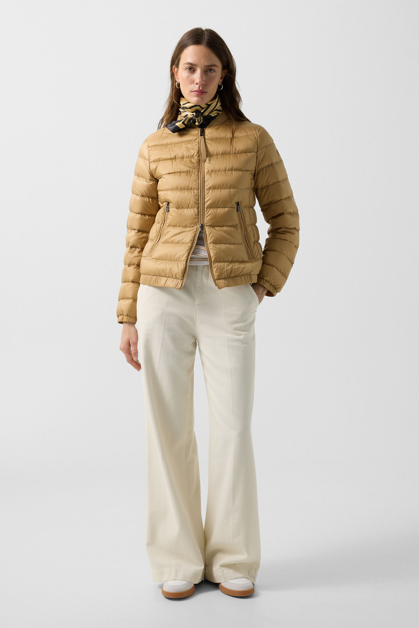Marybel lightweight down jacket Camel