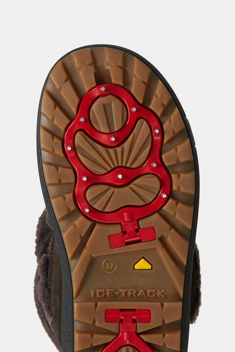 Chamonix snow boots with spikes Chocolate Chamonix snow boots with spikes Chocolate