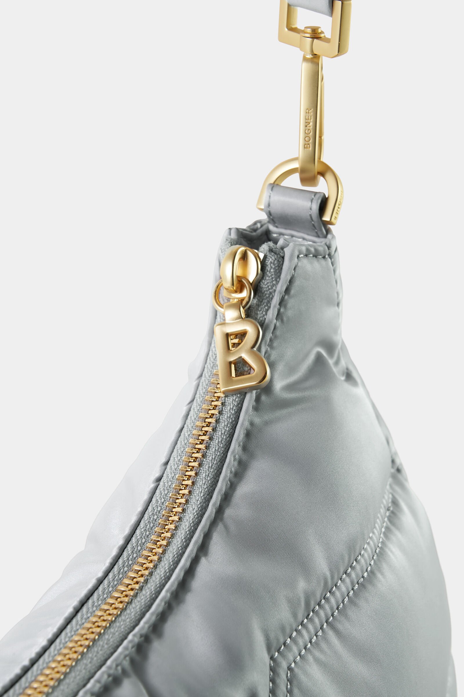 Schultertasche Wallis Tessuto Odette Grau