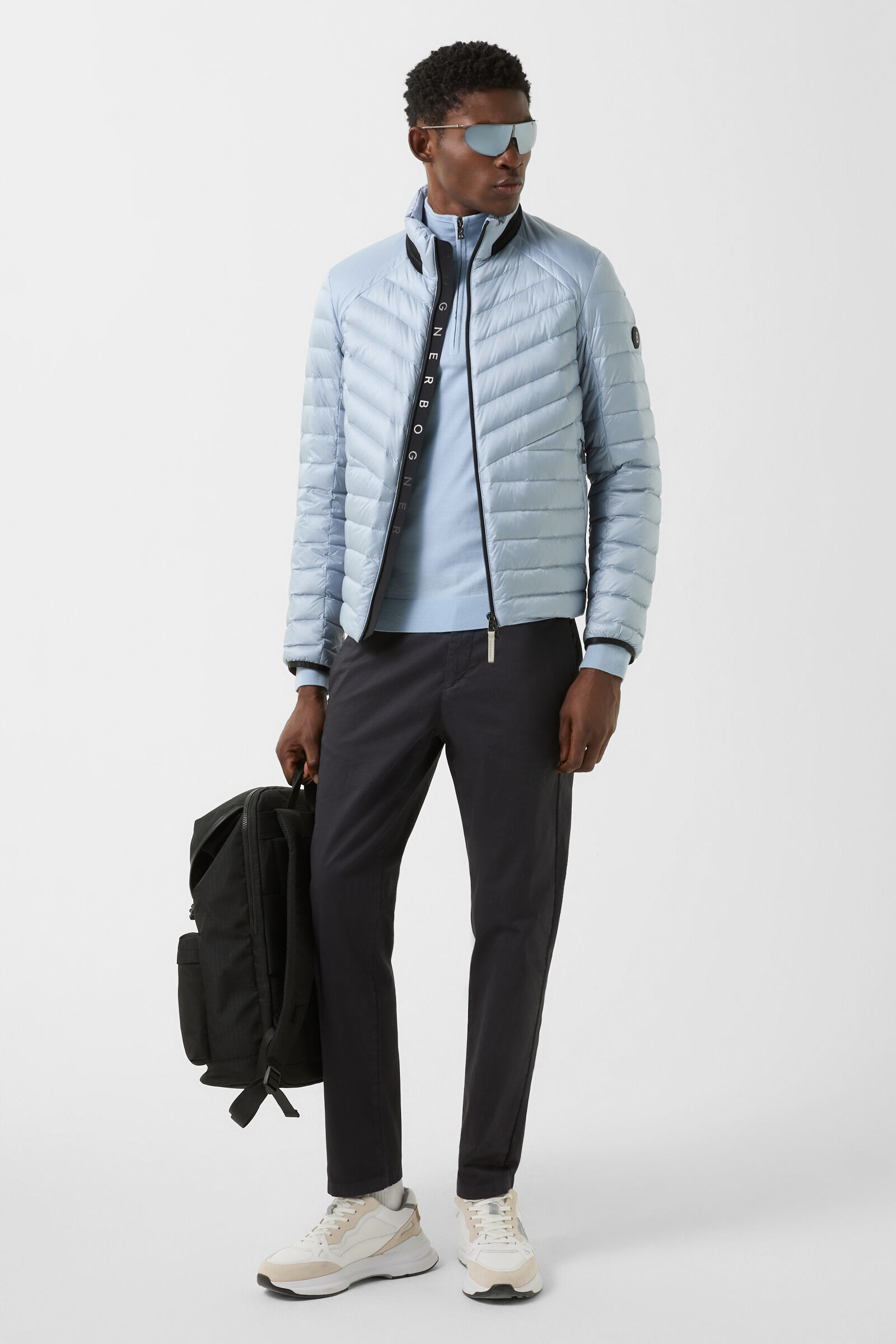 Virgin wool Ouri troyer Light blue