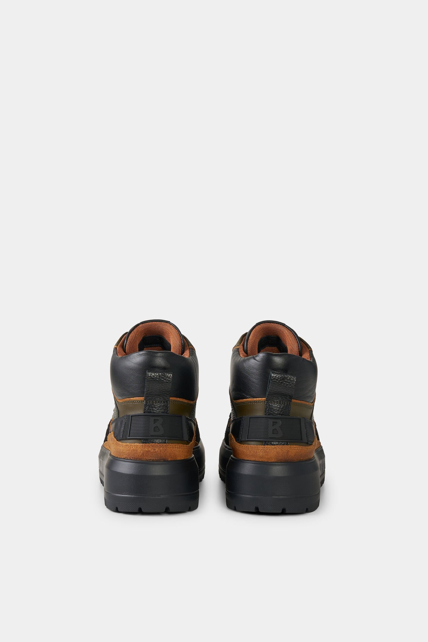 Low Boots Antwerp Black/cognac/olive green