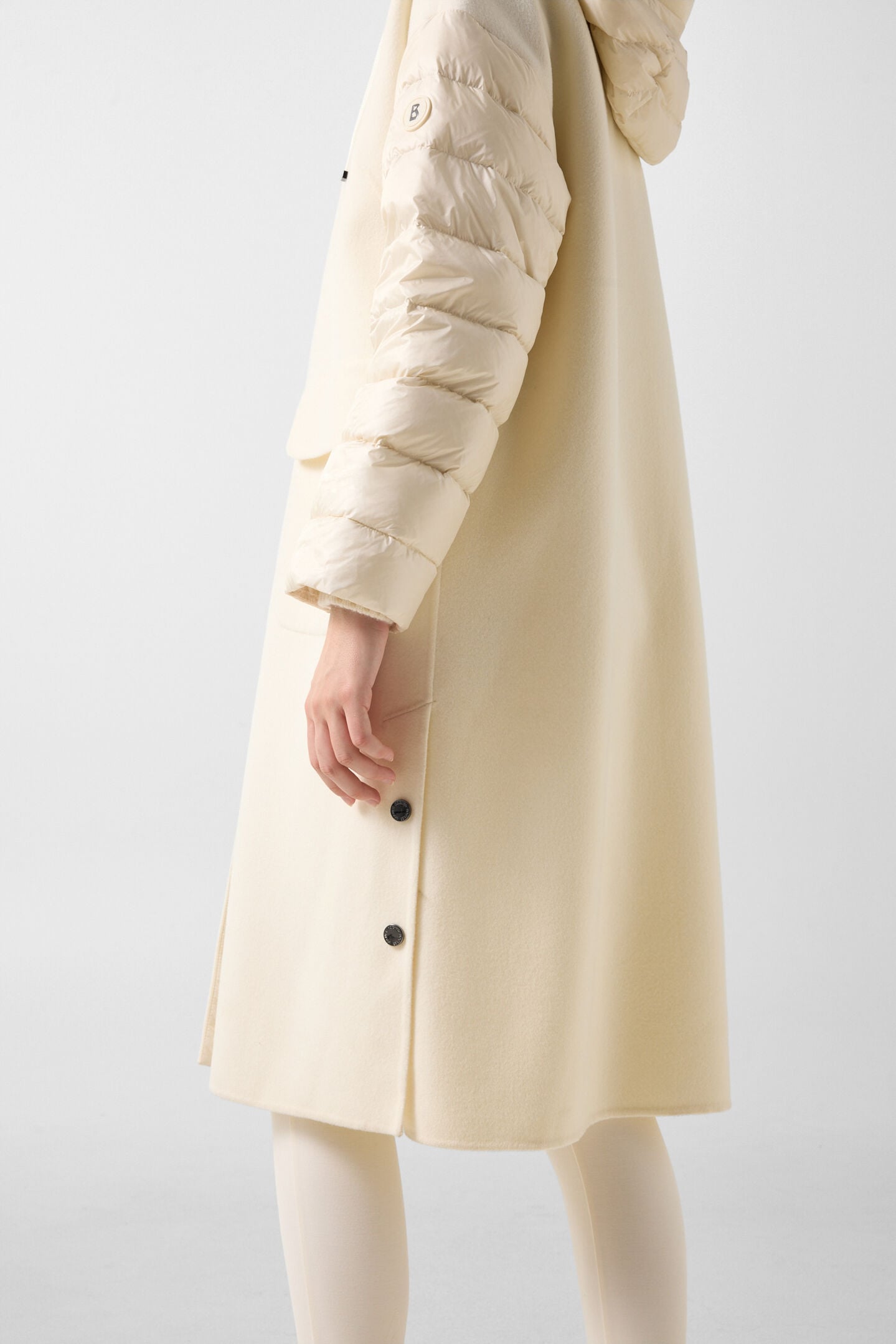 Trisha double-faced down coat Off-White