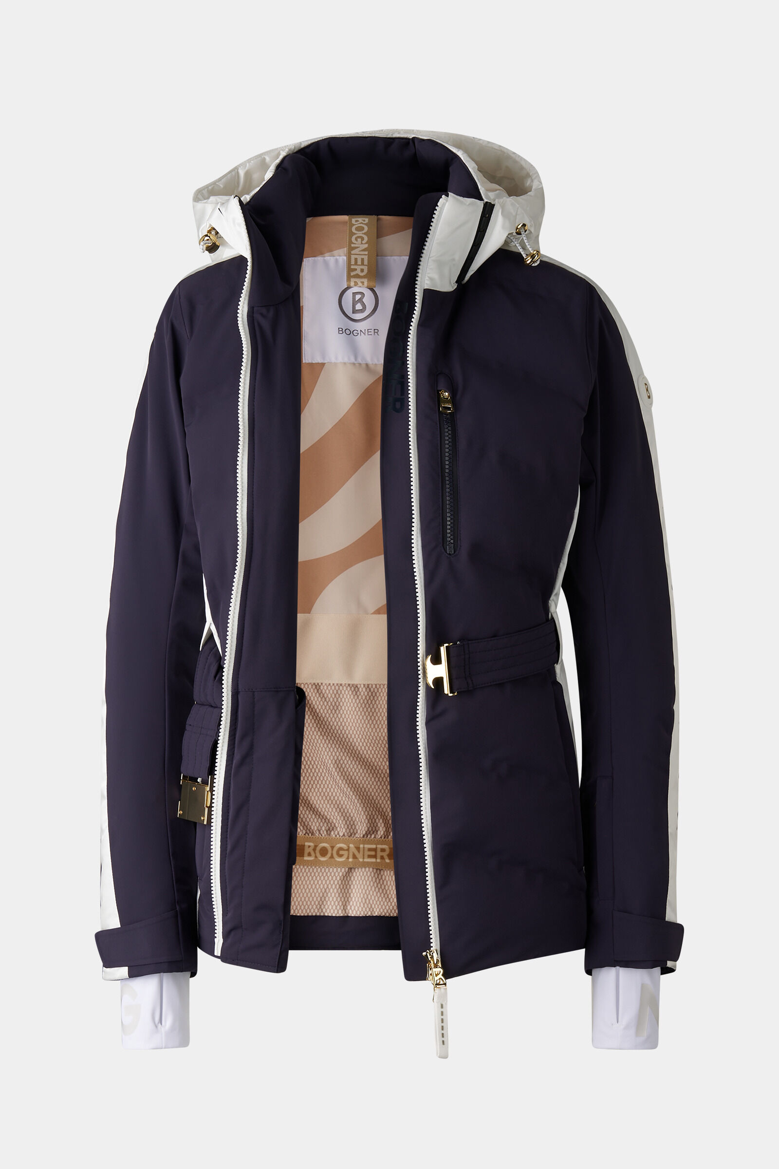 Kira quilted jacket Navy blue/white