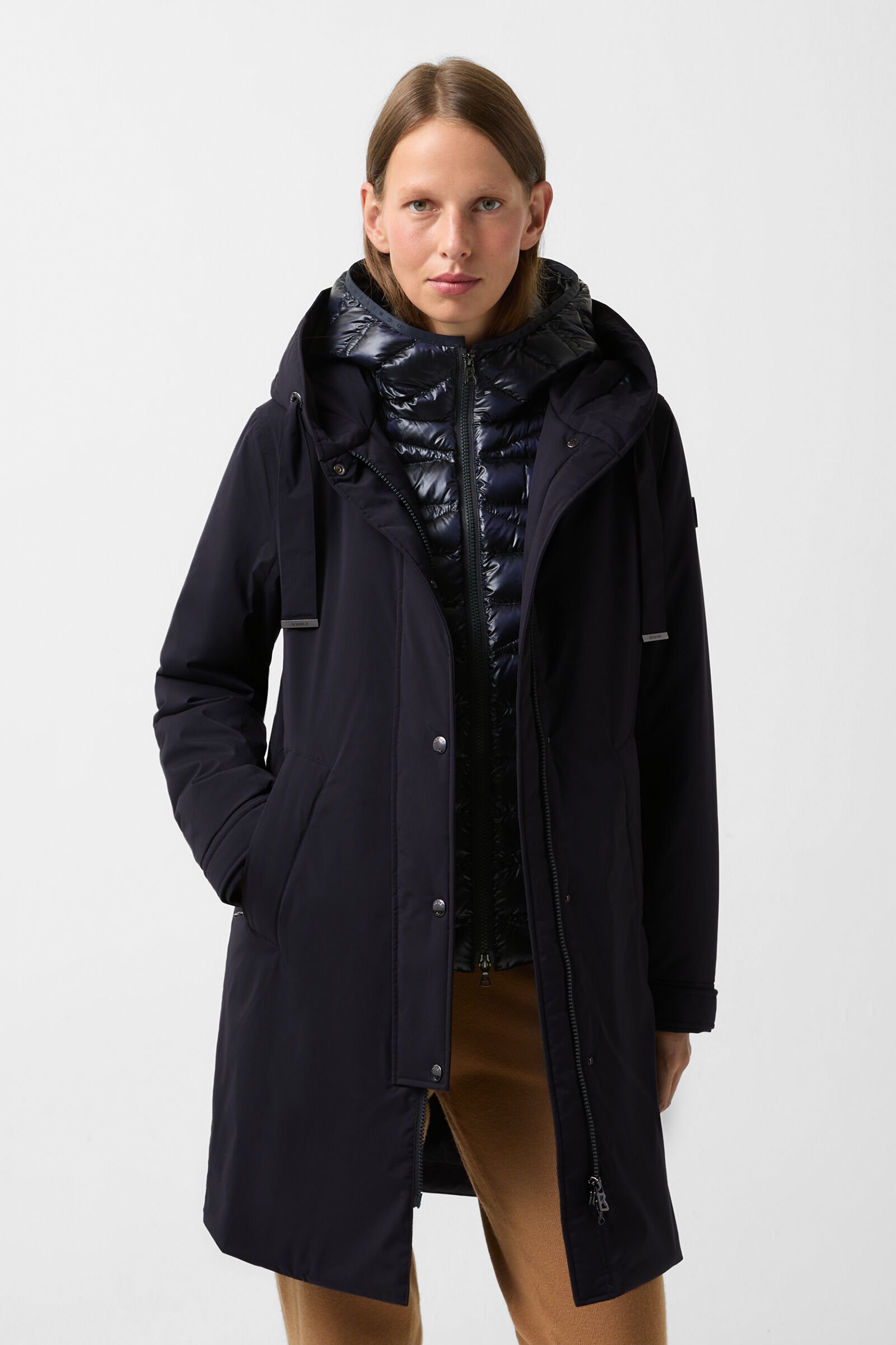 Korte jas Kaja Marineblauw