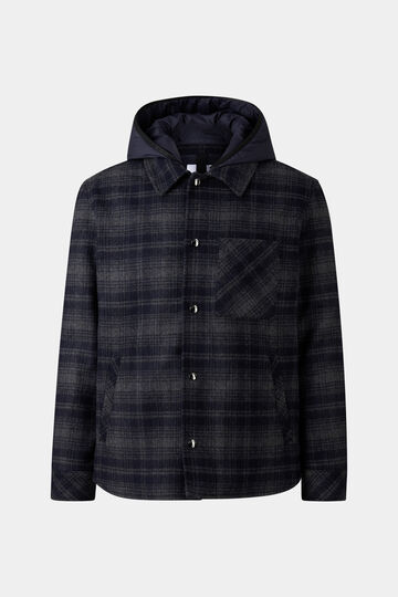 Flanell-Overshirt Larry Navy-Blau/Grau Flanell-Overshirt Larry Navy-Blau/Grau