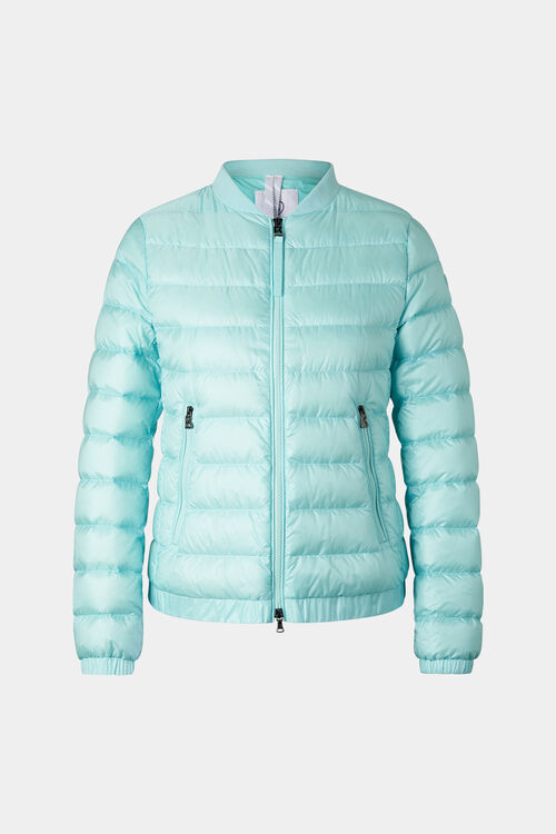 Marybel lightweight down jacket Cyan-blue