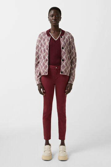 pantalon 7/8 Julie Rouge vin pantalon 7/8 Julie Rouge vin