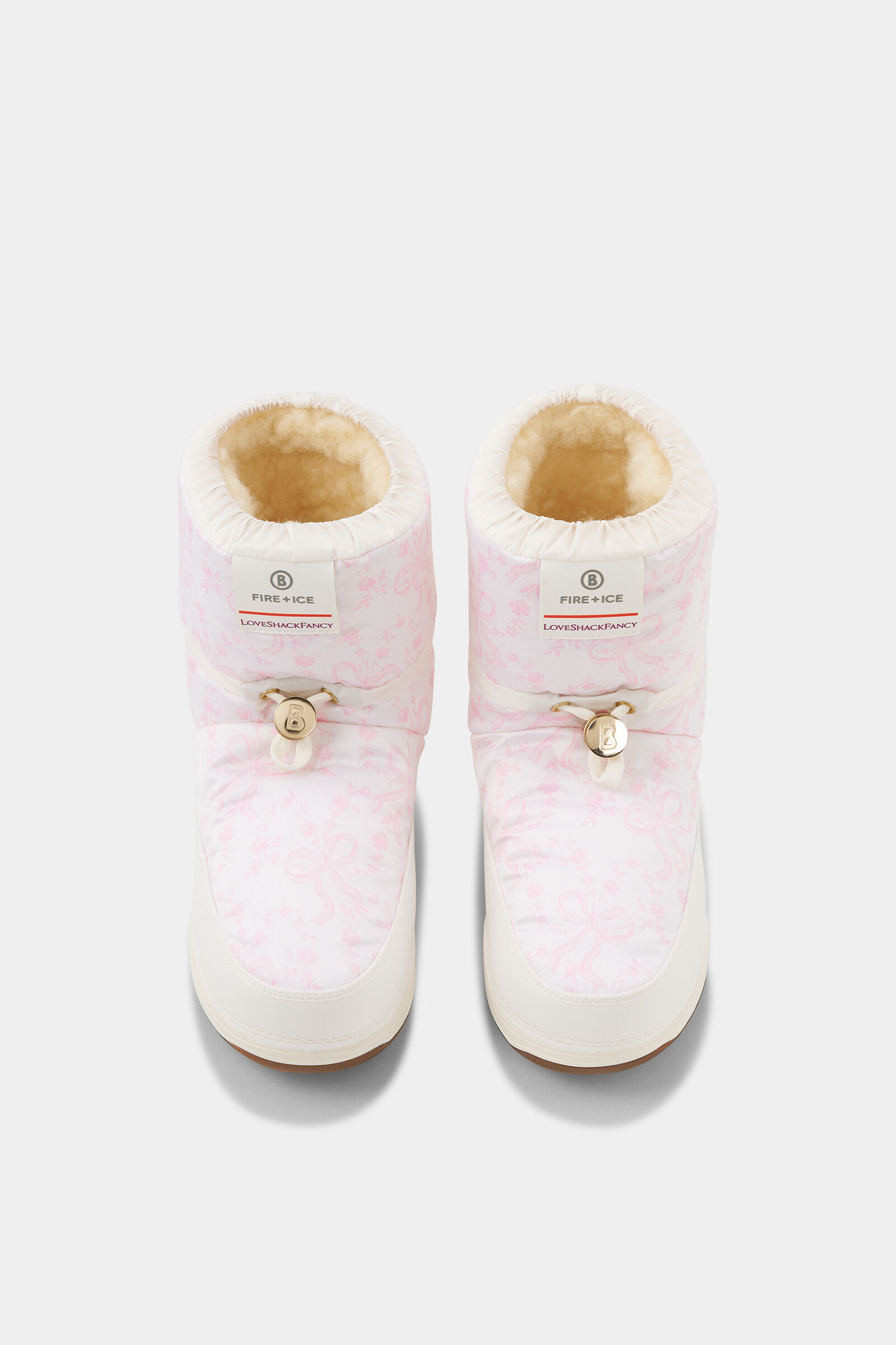 Kids snow boots La Plagne Pink/Off-White