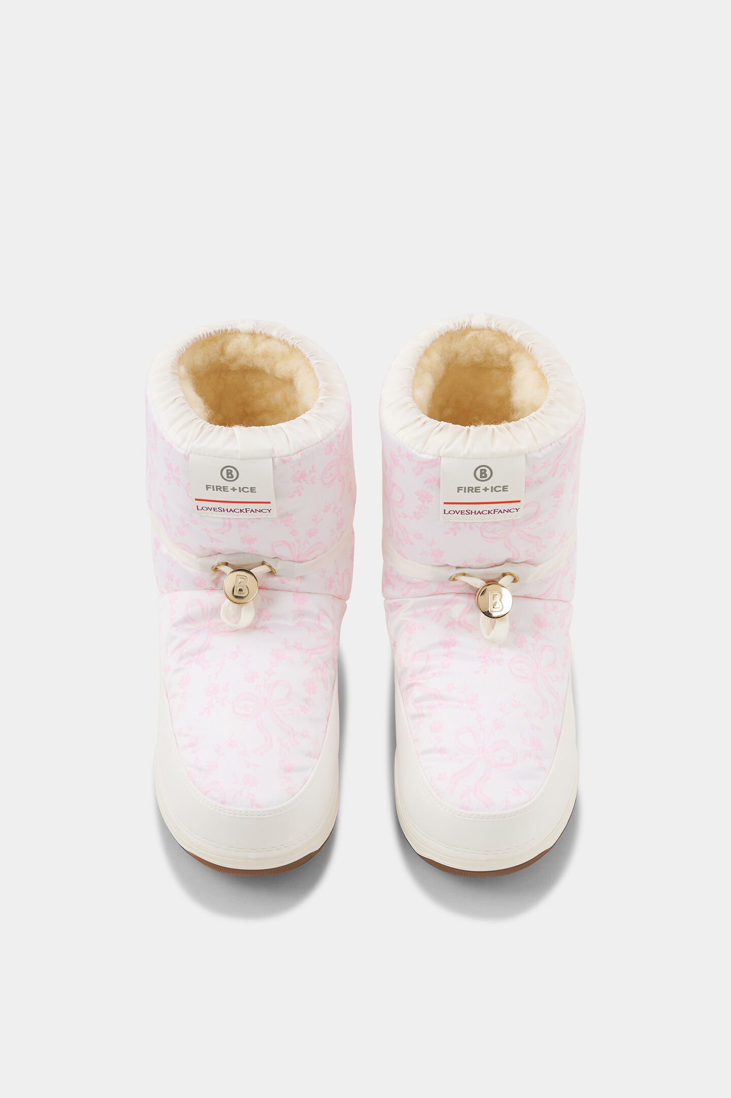Kids snow boots La Plagne Pink/Off-White