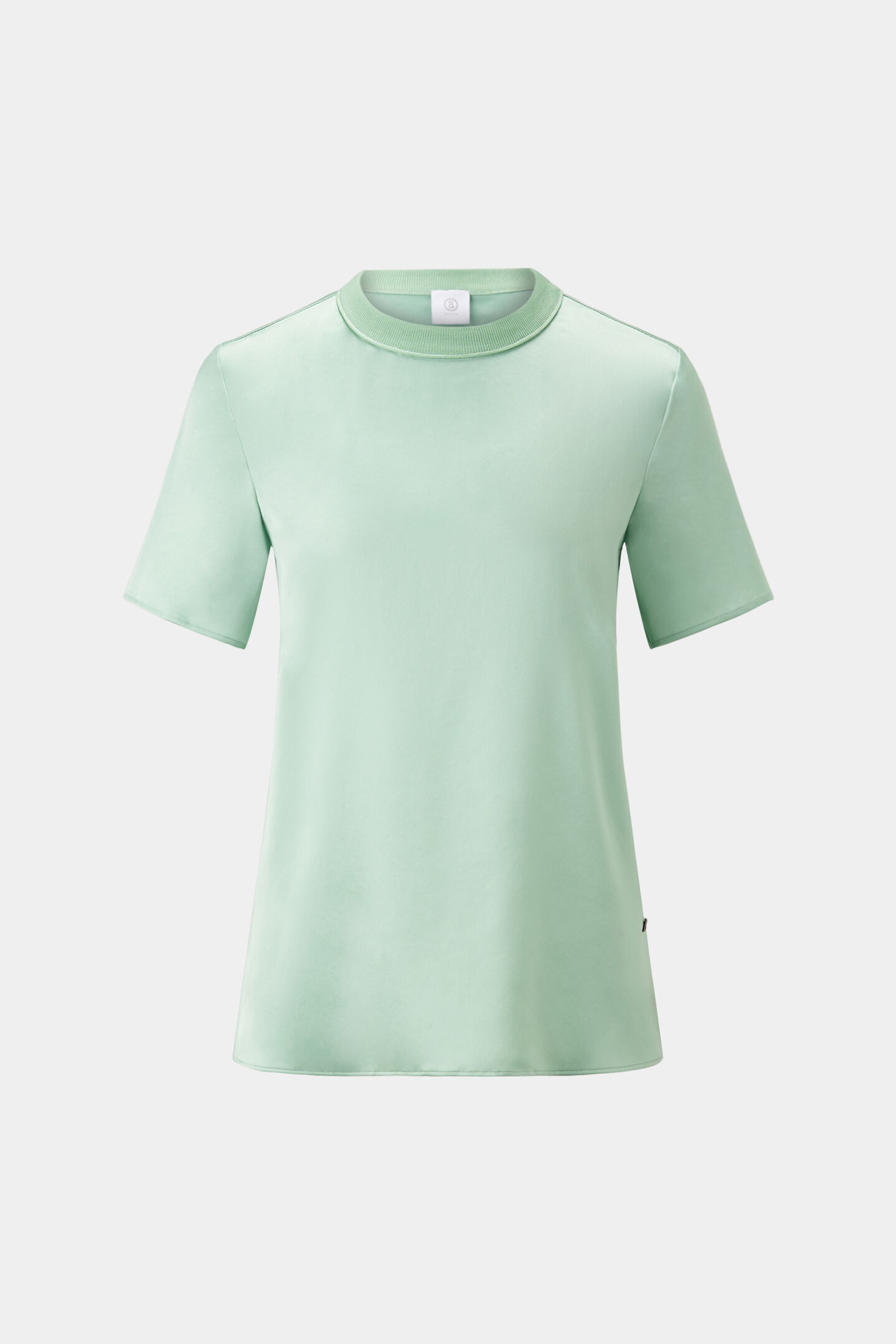 Satin-Shirt Dylan Hellgrün