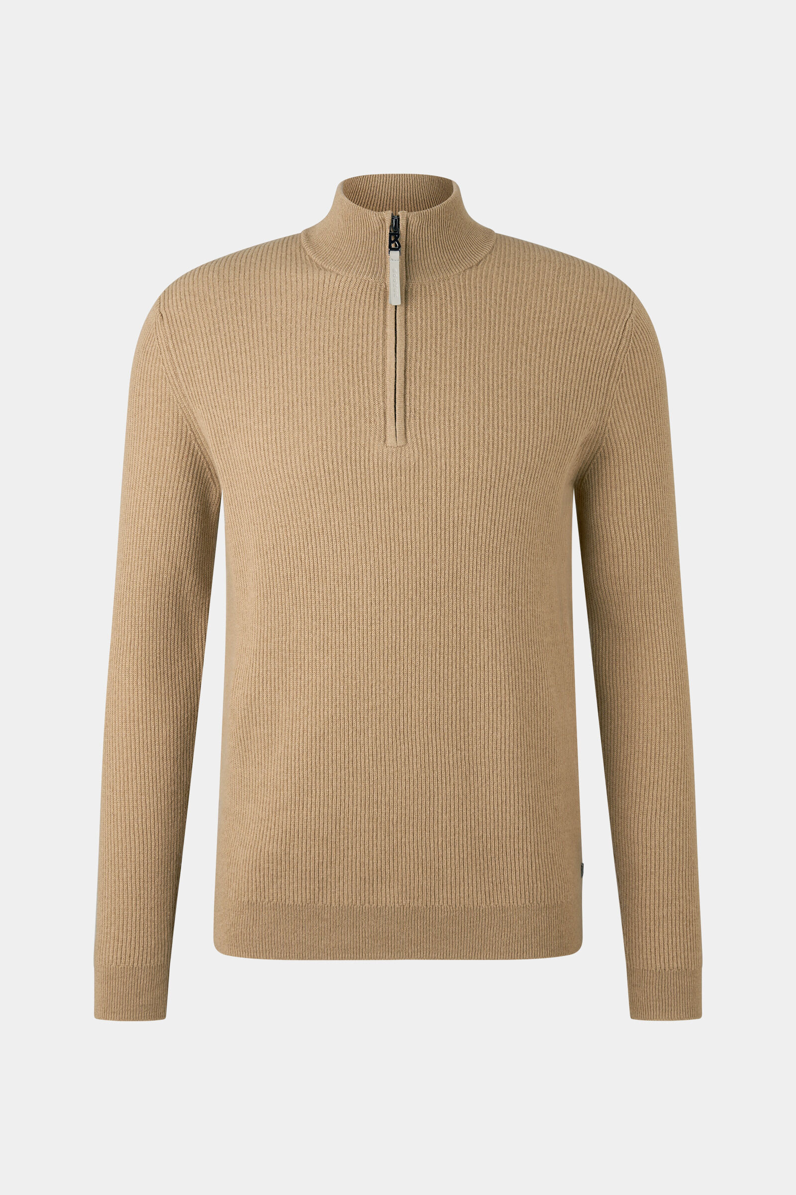 Pure new wool cashmere troyer Derek Camel