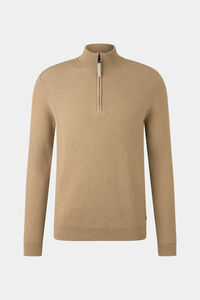 Pure new wool cashmere troyer Derek Camel Pure new wool cashmere troyer Derek Camel