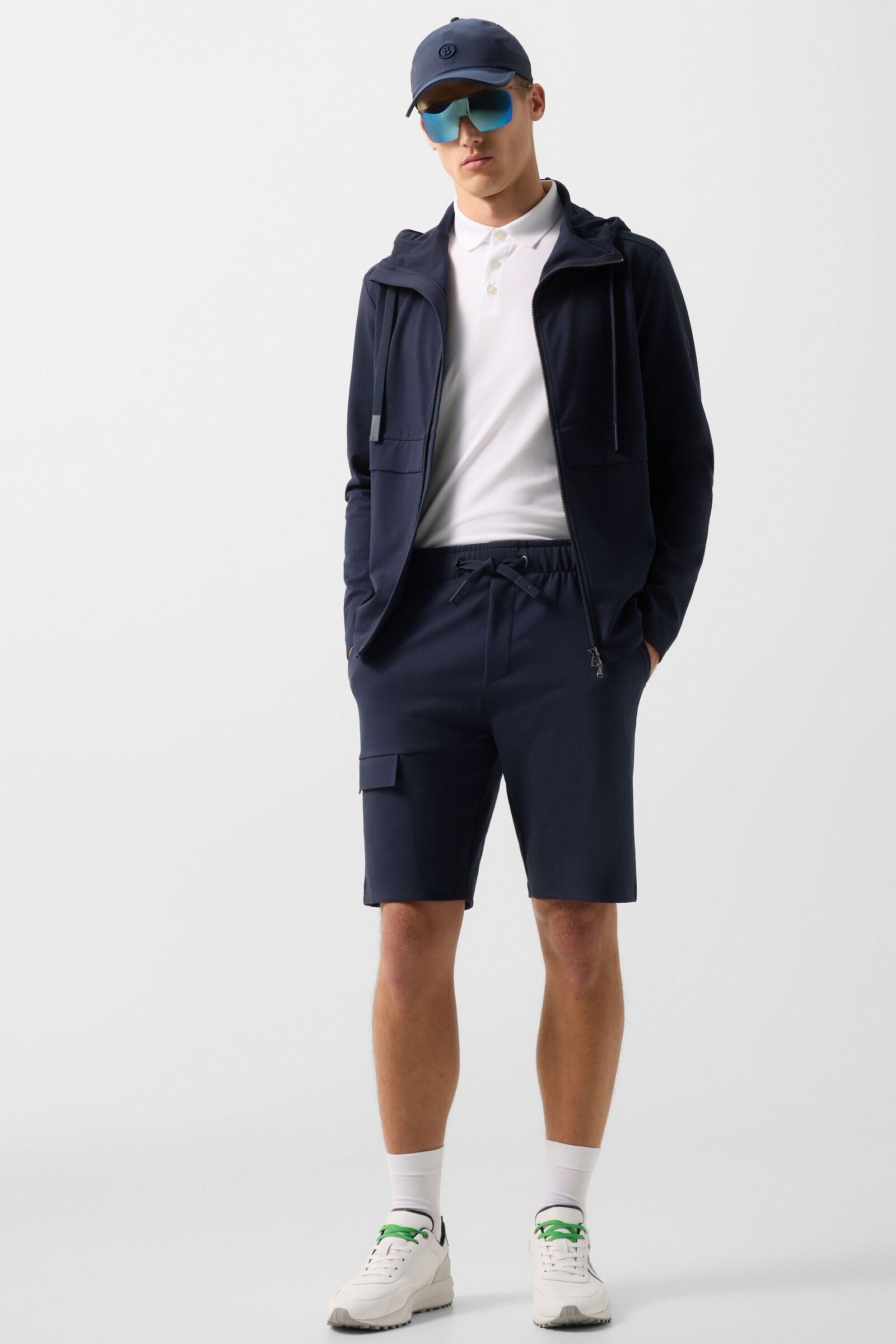 Daniel functional short-sleeved top White