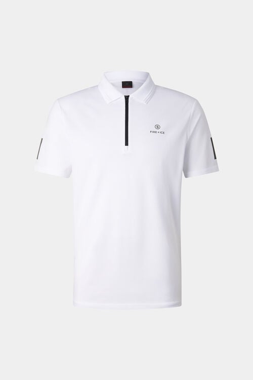 Funktions-Polo-Shirt Mikka Wei&szlig;