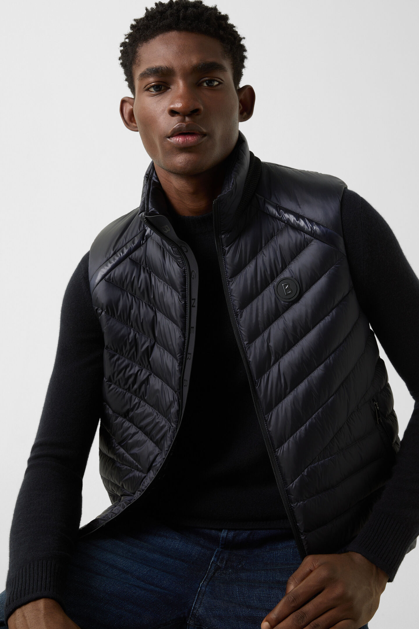 Leichtdaunenweste Lasse Navy-Blau