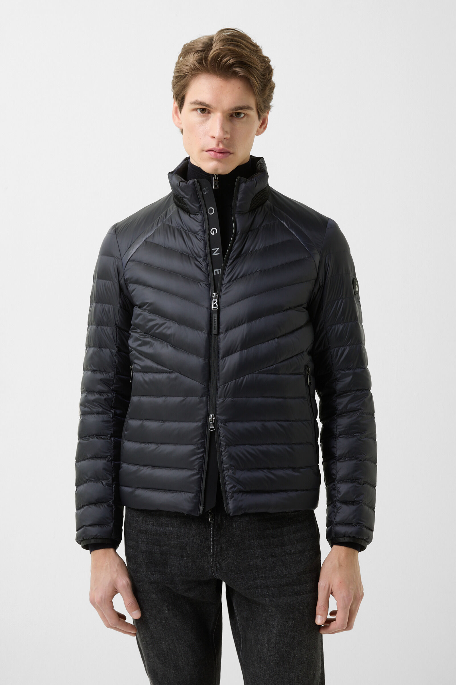 Liman lightweight down jacket Navy blue