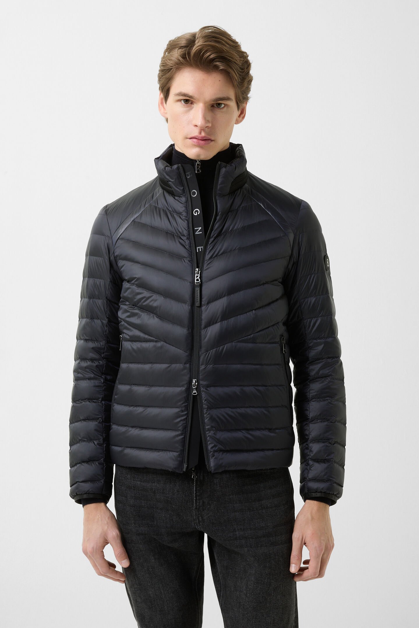 Liman lightweight down jacket Navy blue