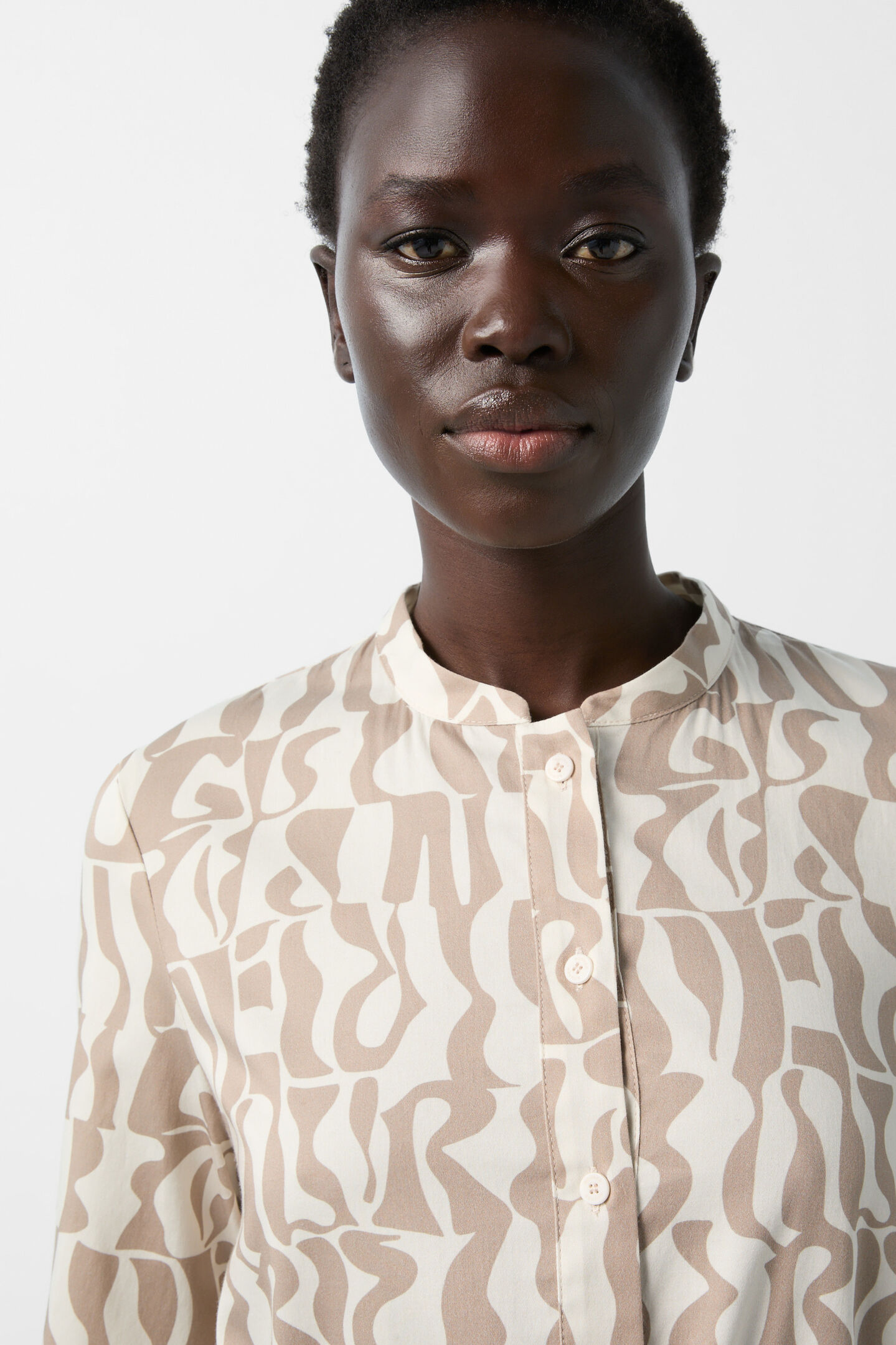 Dress Shanice Caramel/cream