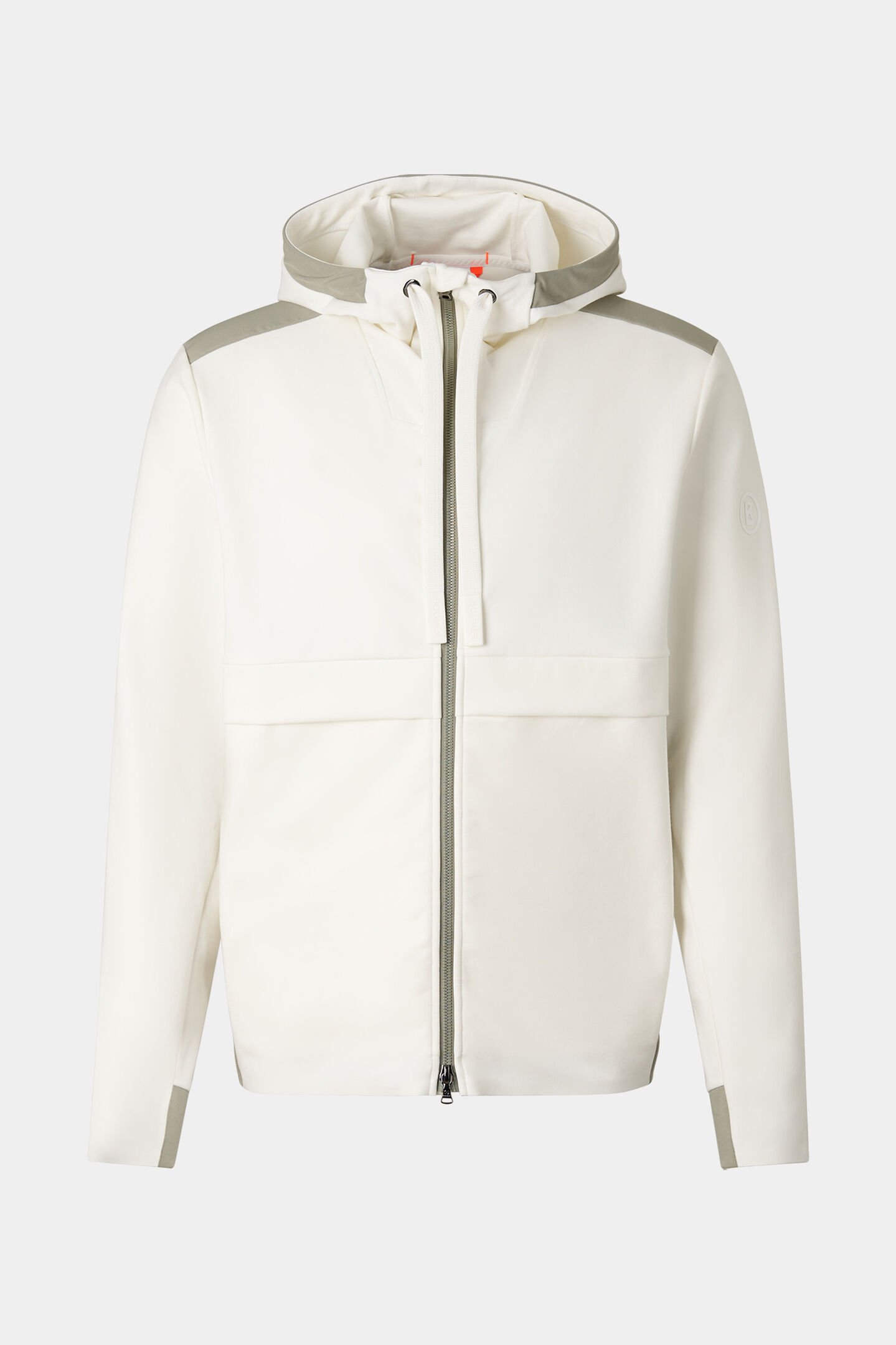 Ernesto jersey jacket Off-white/khaki