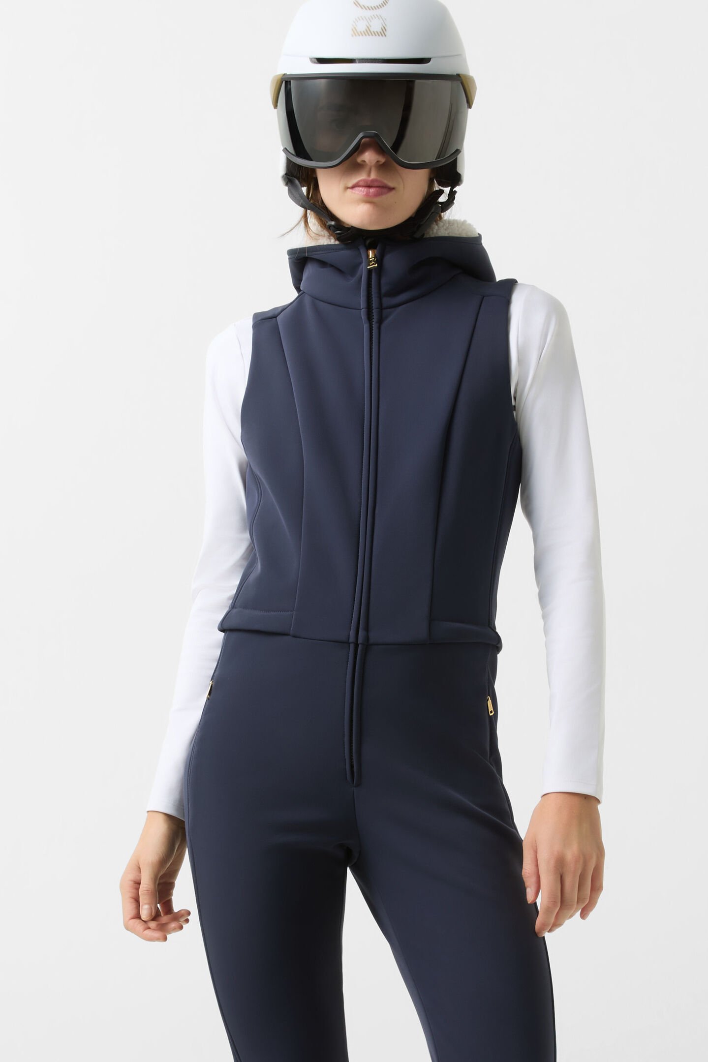 2-in1-Skioverall Aya Navy-Blau